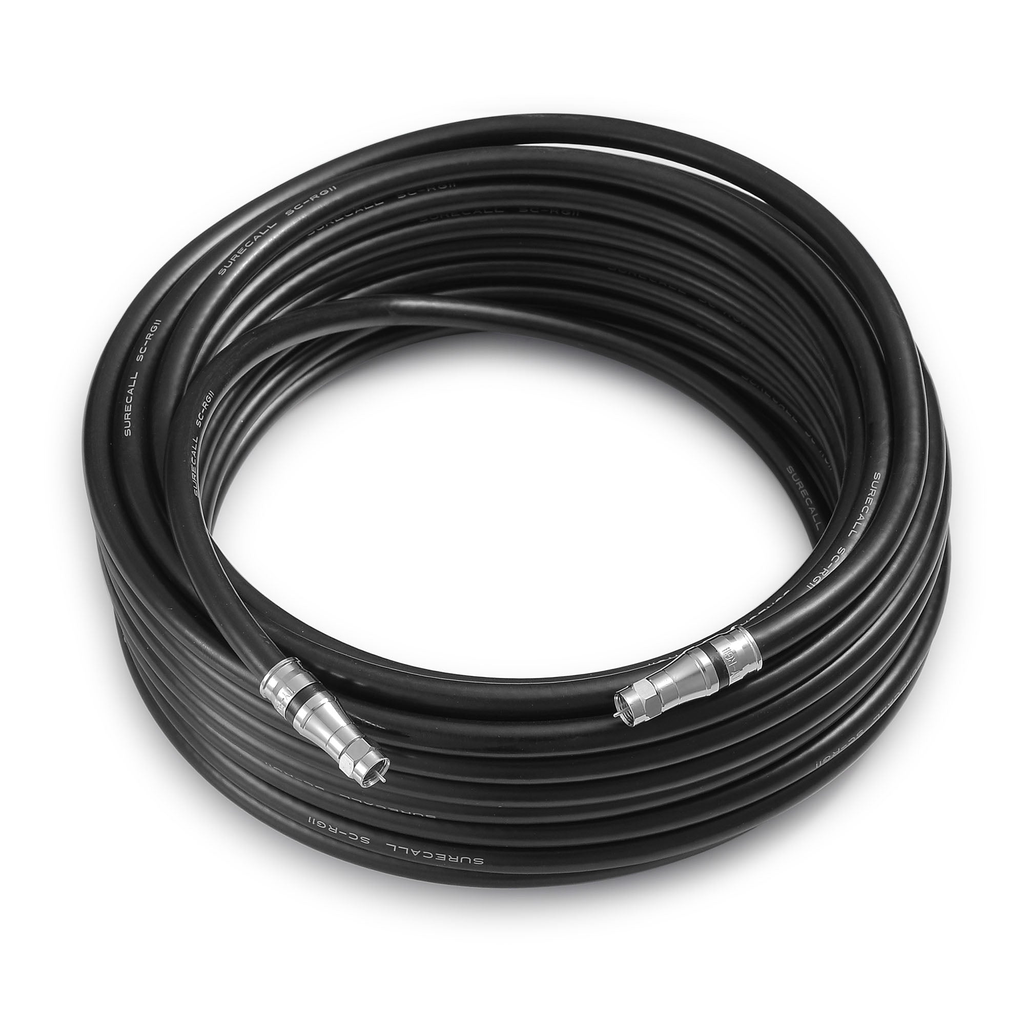 SureCall Cable 100 ft. RG11 Low Loss Coax Cable F-Male - 15-00770