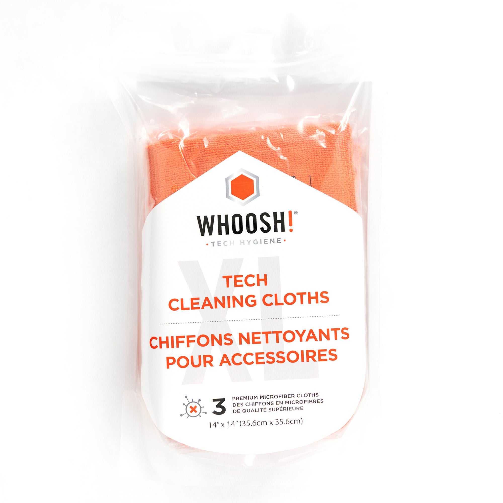 WHOOSH! 3XL Tech Cleaning Cloths - 3pk - 15-03140