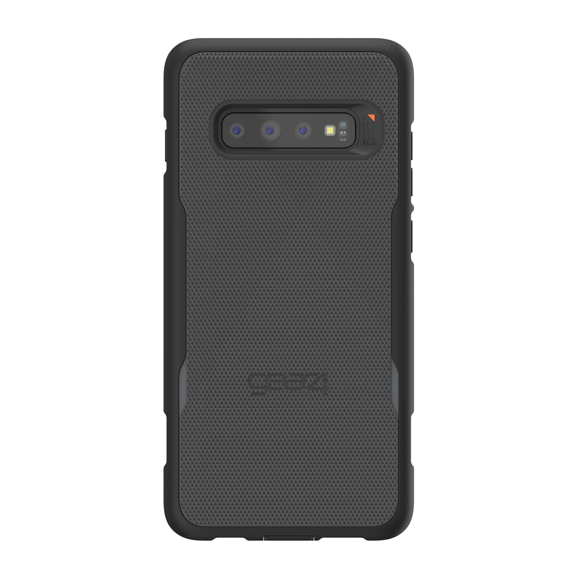 Samsung Galaxy S10+ Gear4 D3O Black Platoon Case w/ Holster - 15-04036