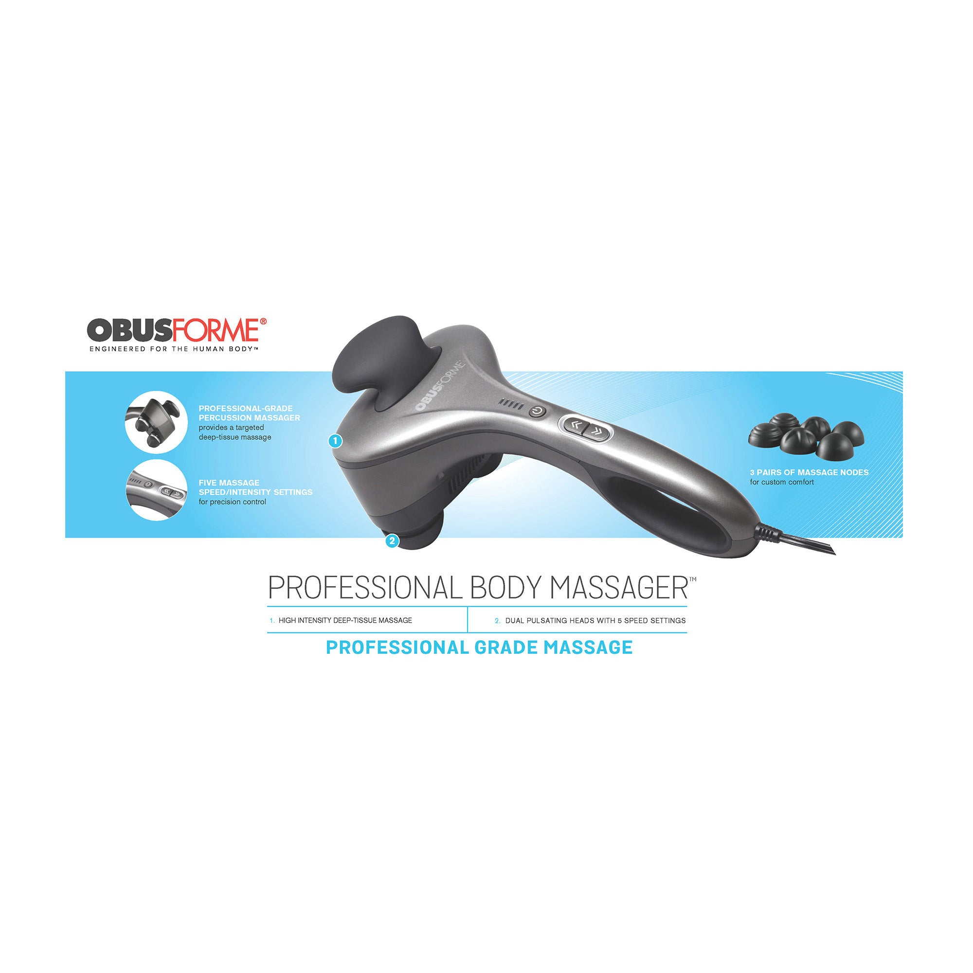 ObusForme Professional Grade Percussion Massager - 15-07374