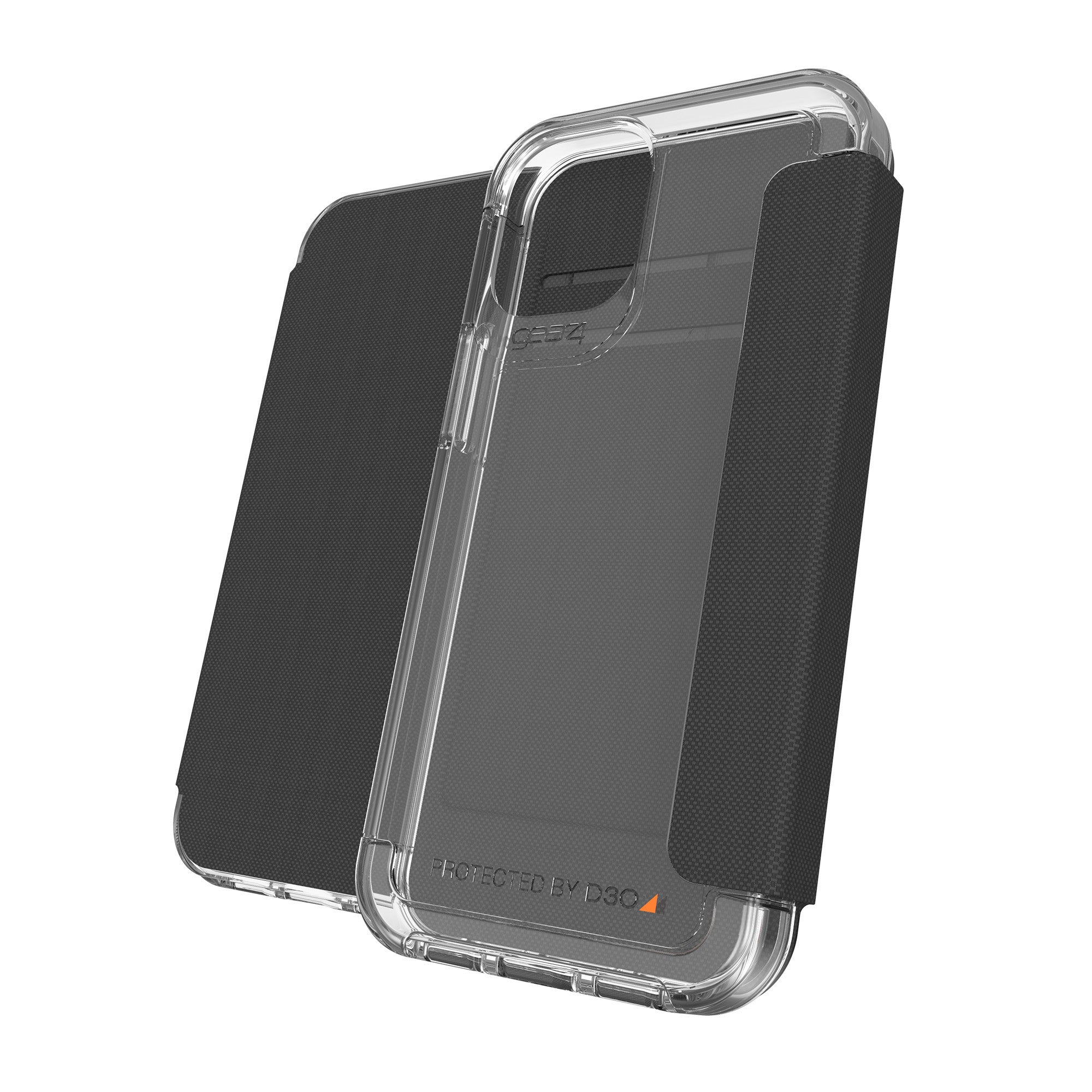 iPhone 12 Mini Gear4 D3O Clear Wembley Flip Case - 15-07677