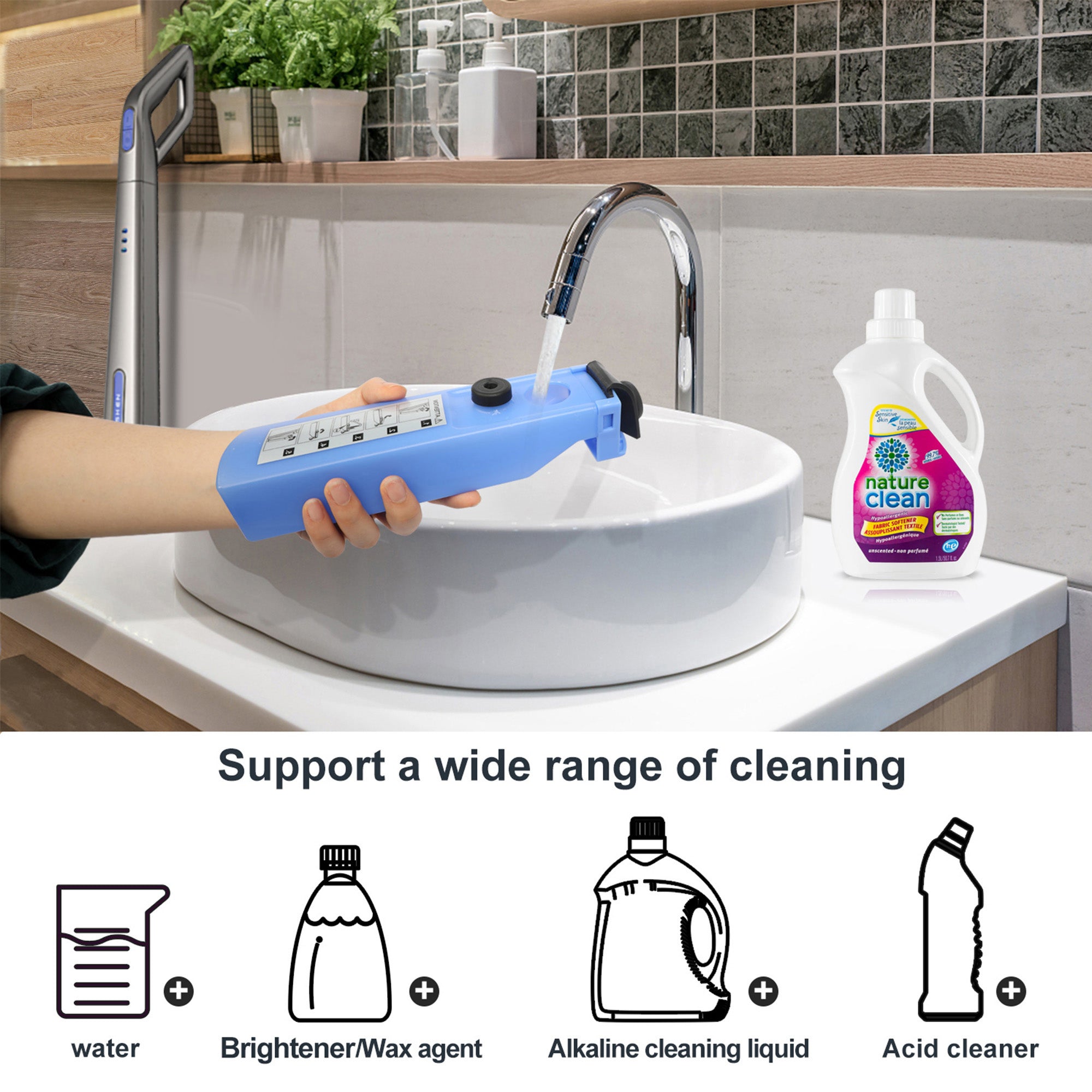 JASHEN M16 Cordless Spinwave Mop - 15-08202