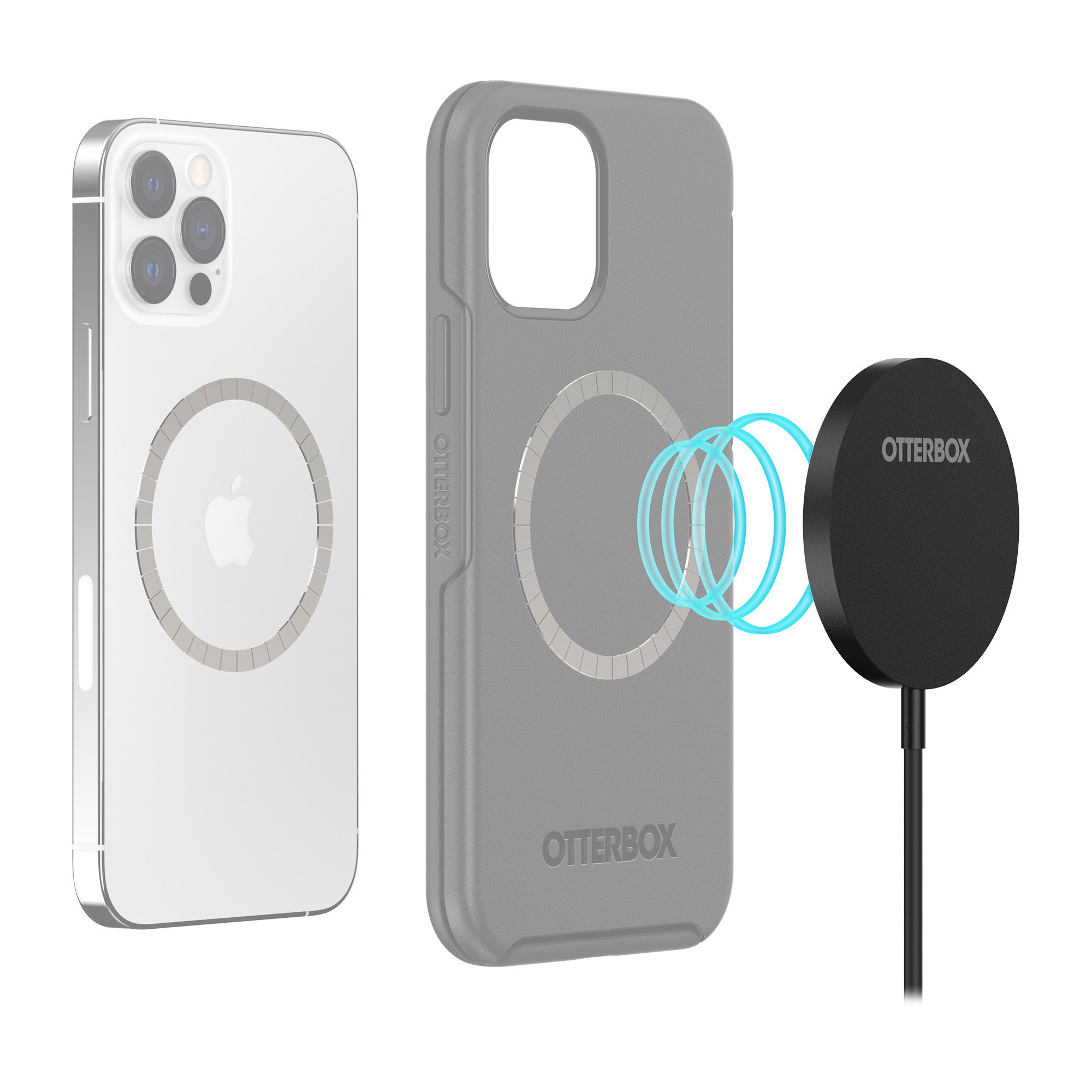 Otterbox 15W MagSafe Wireless Charging Pad - Black - 15-09405