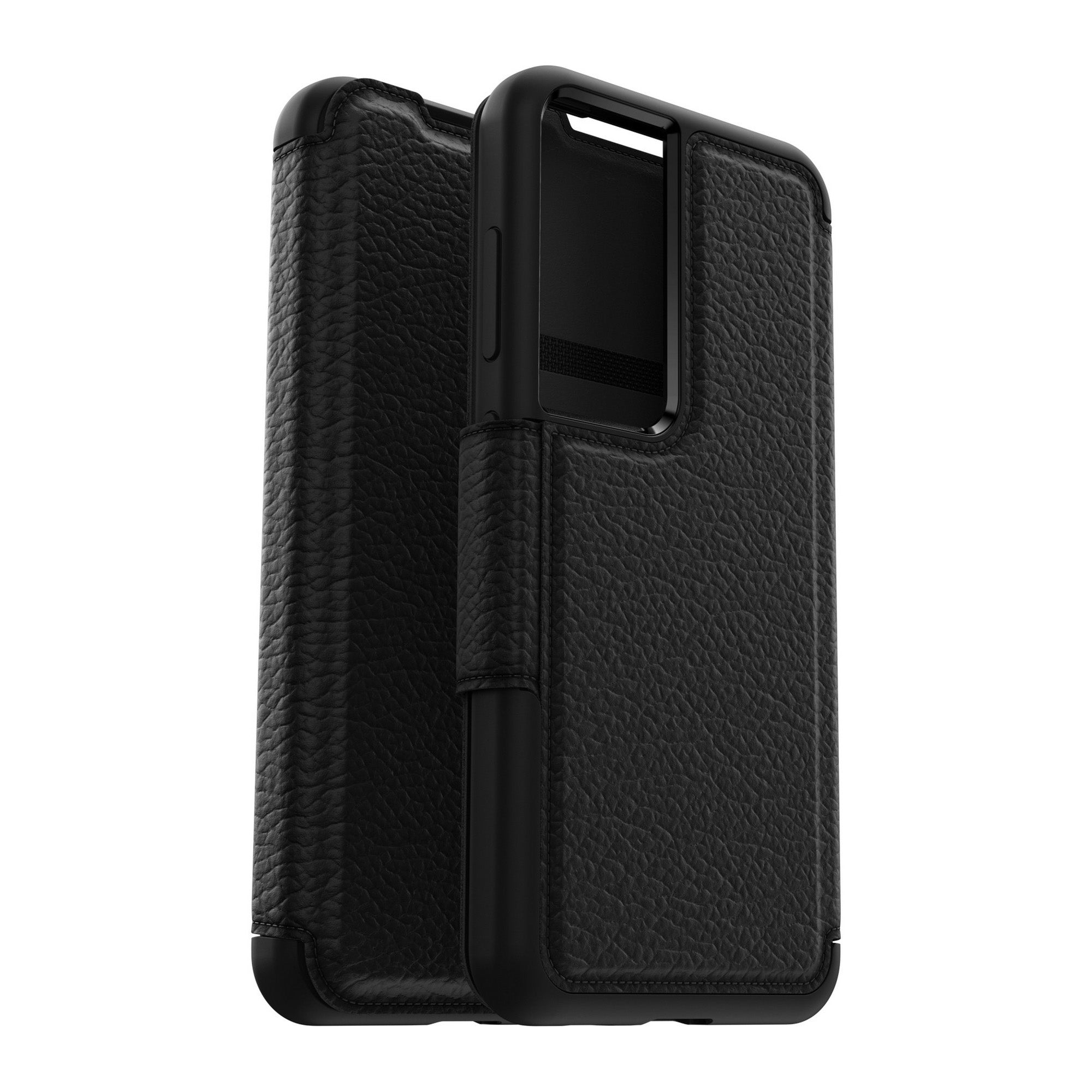 Samsung Galaxy S23 5G Otterbox Strada Leather Folio Case - Black (Shadow) - 15-10809