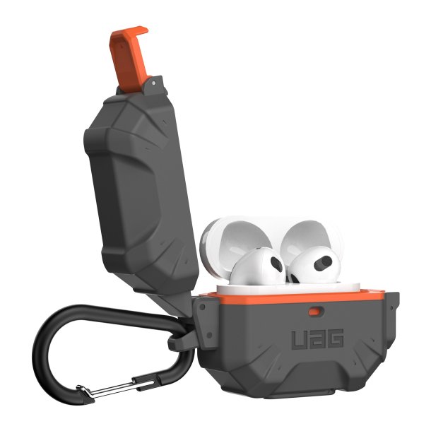 Airpods (3rd Gen) UAG Pathfinder Case - Silver/Orange