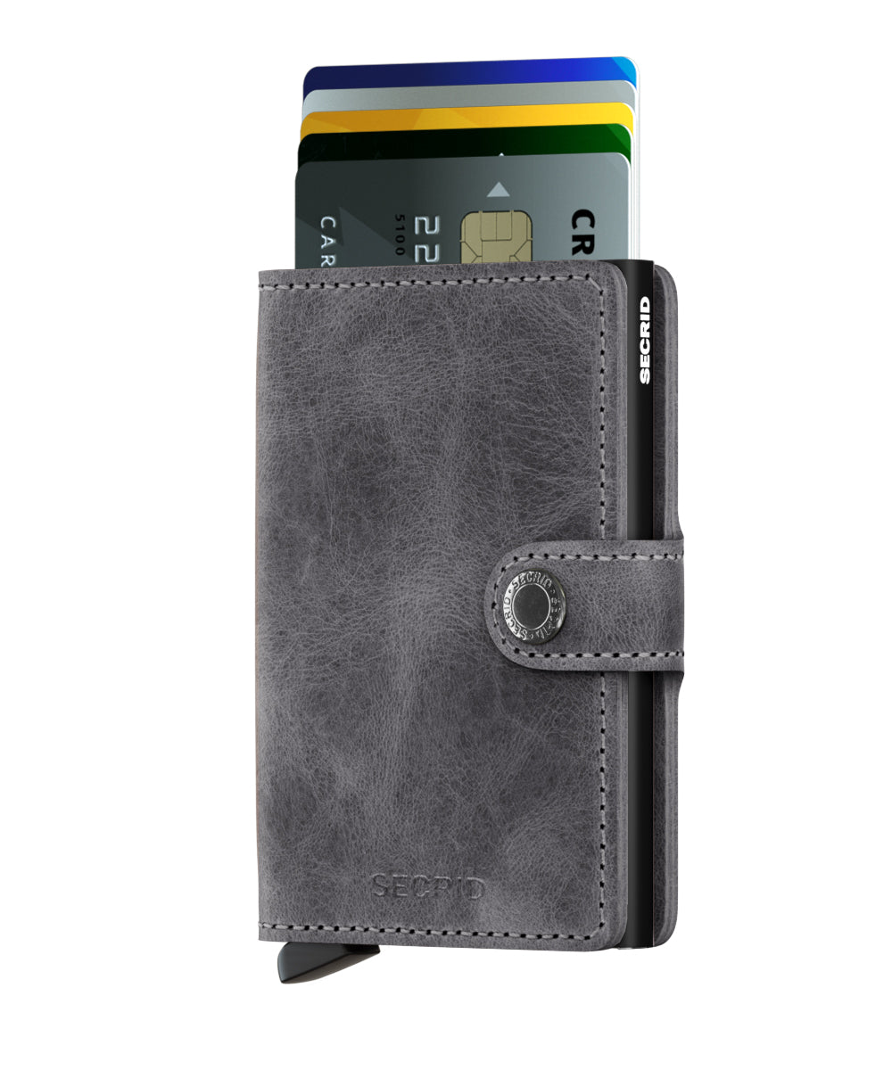 Secrid Miniwallet Vintage Grey Black