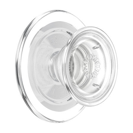 PopSockets PopGrip For MagSafe Round with Adapter Ring Clear