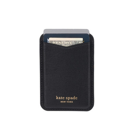Kate Spade Magnetic Wallet Compatible with MagSafe Black