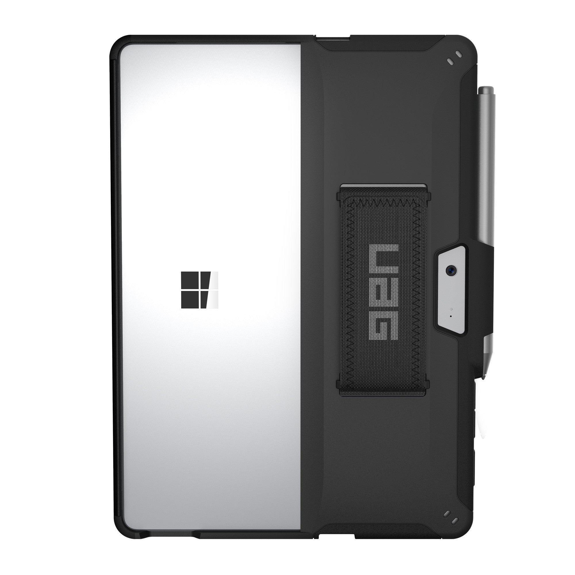 Microsoft Surface Go 4/3/2/1 UAG Scout Series Case w/H+S Strap - Black - 15-09949