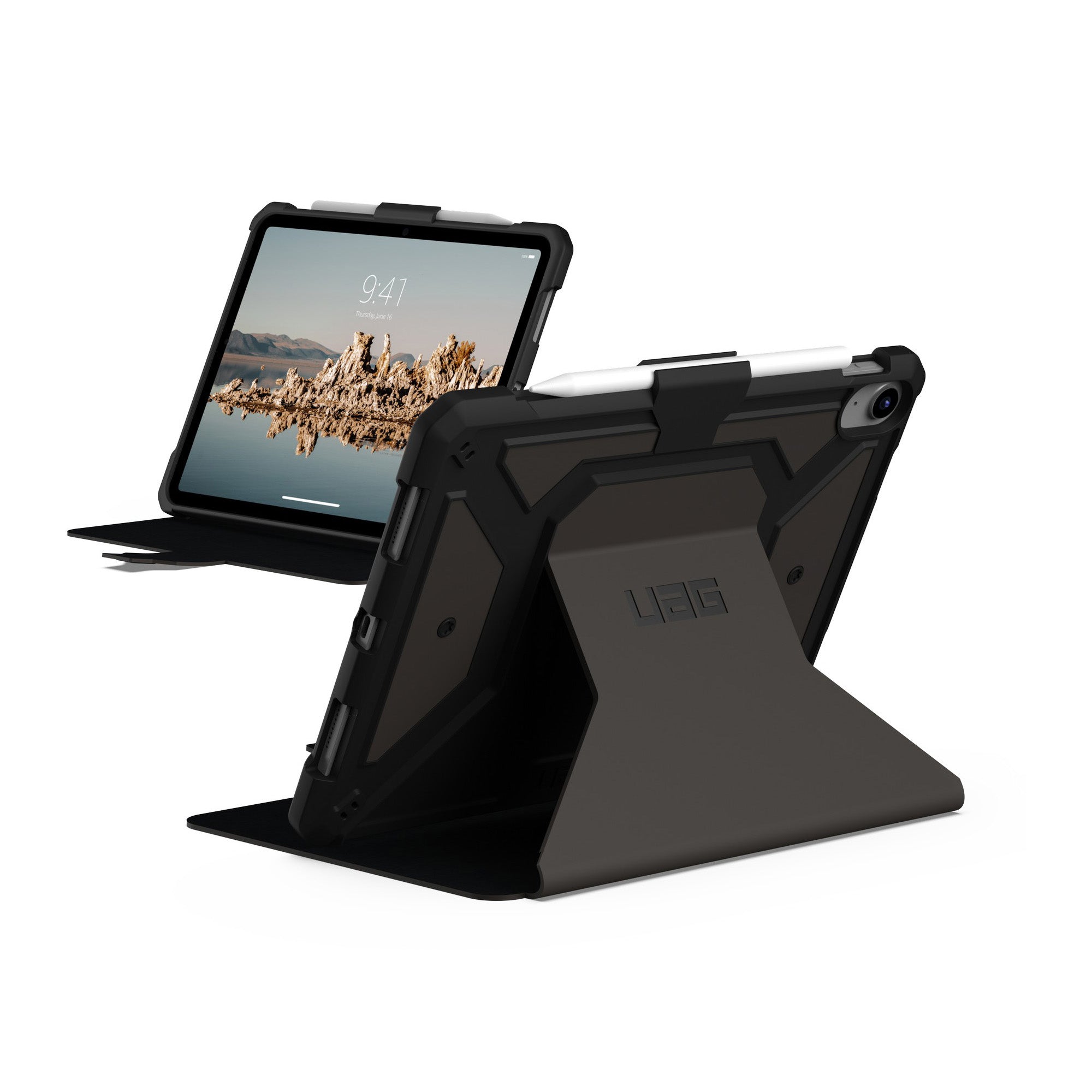 iPad A16/iPad 10th Gen UAG Metropolis SE Case - Black - 15-10717