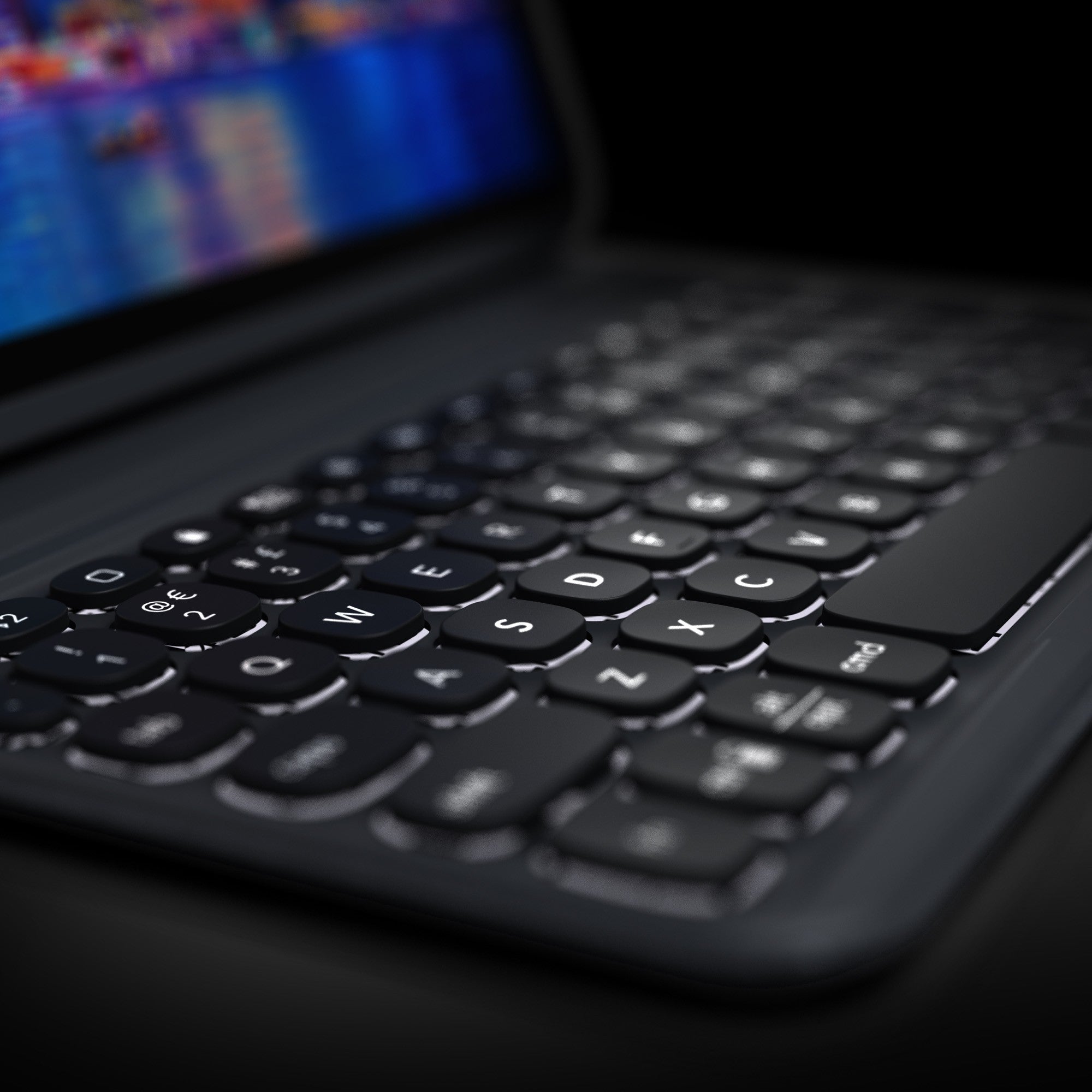 iPad A16/iPad 10th Gen ZAGG Pro Keys Keyboard - Charcoal - 15-10958