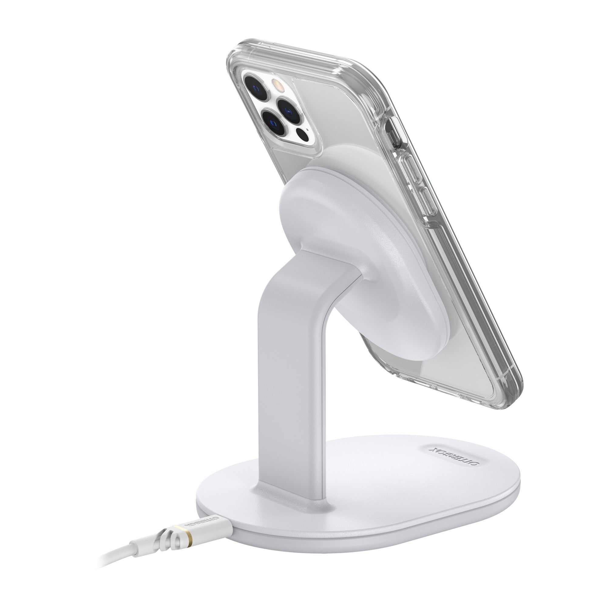 Otterbox 15W Wireless Charging Stand for MagSafe V2 - White (Lucid Dreamer) - 15-11010