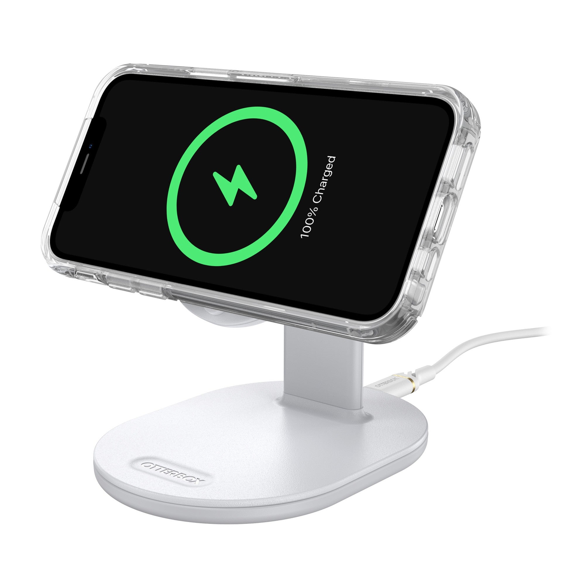 Otterbox 15W Wireless Charging Stand for MagSafe V2 - White (Lucid Dreamer) - 15-11010