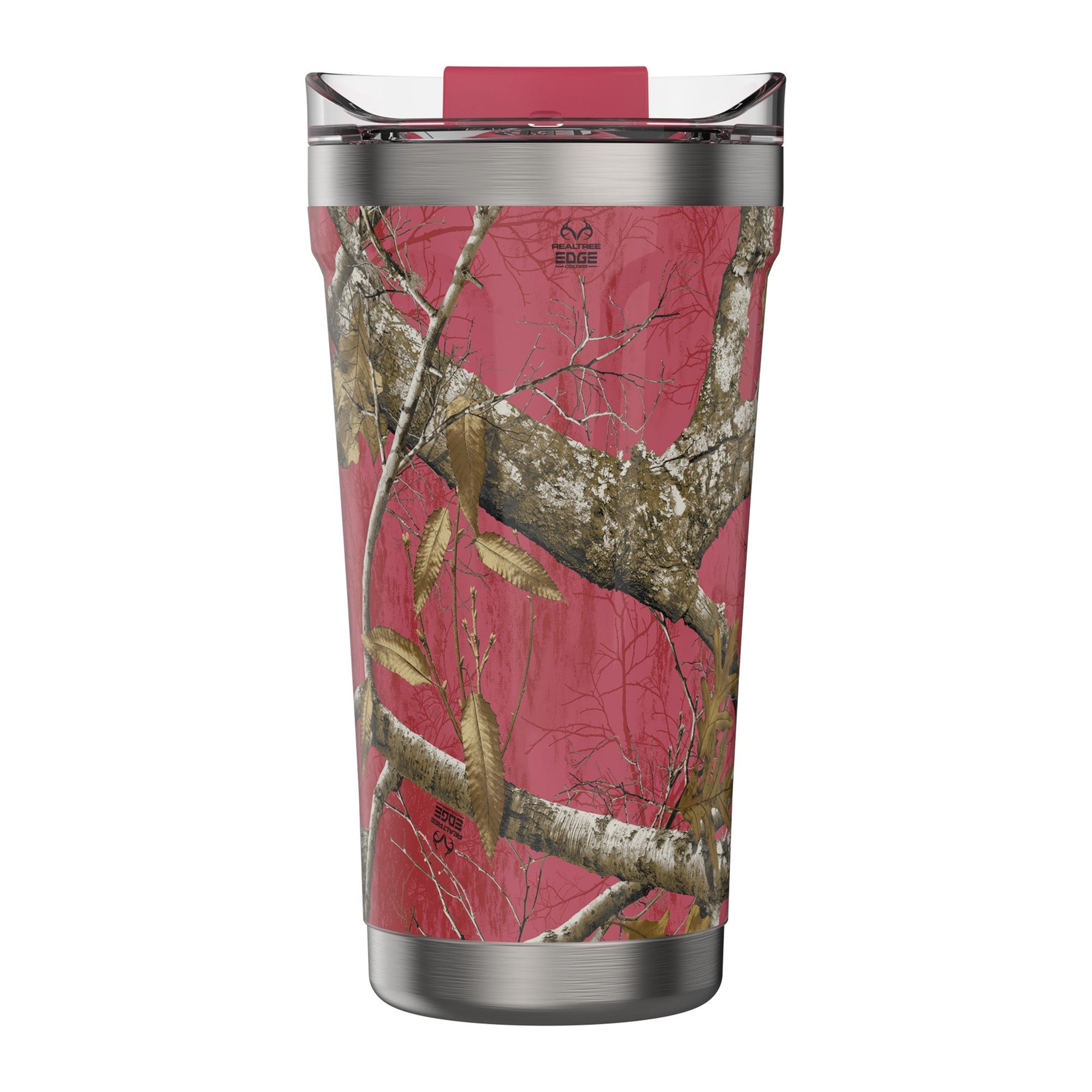 Otterbox 16oz Elevation Tumbler w/Sealed Lid - Pink (Realtree Flamingo) - 15-11367