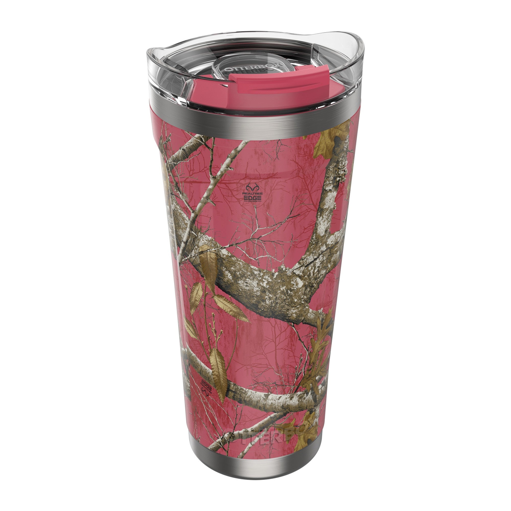 Otterbox 20oz Elevation Tumbler w/Sealed Lid - Pink (Realtree Flamingo) - 15-11370