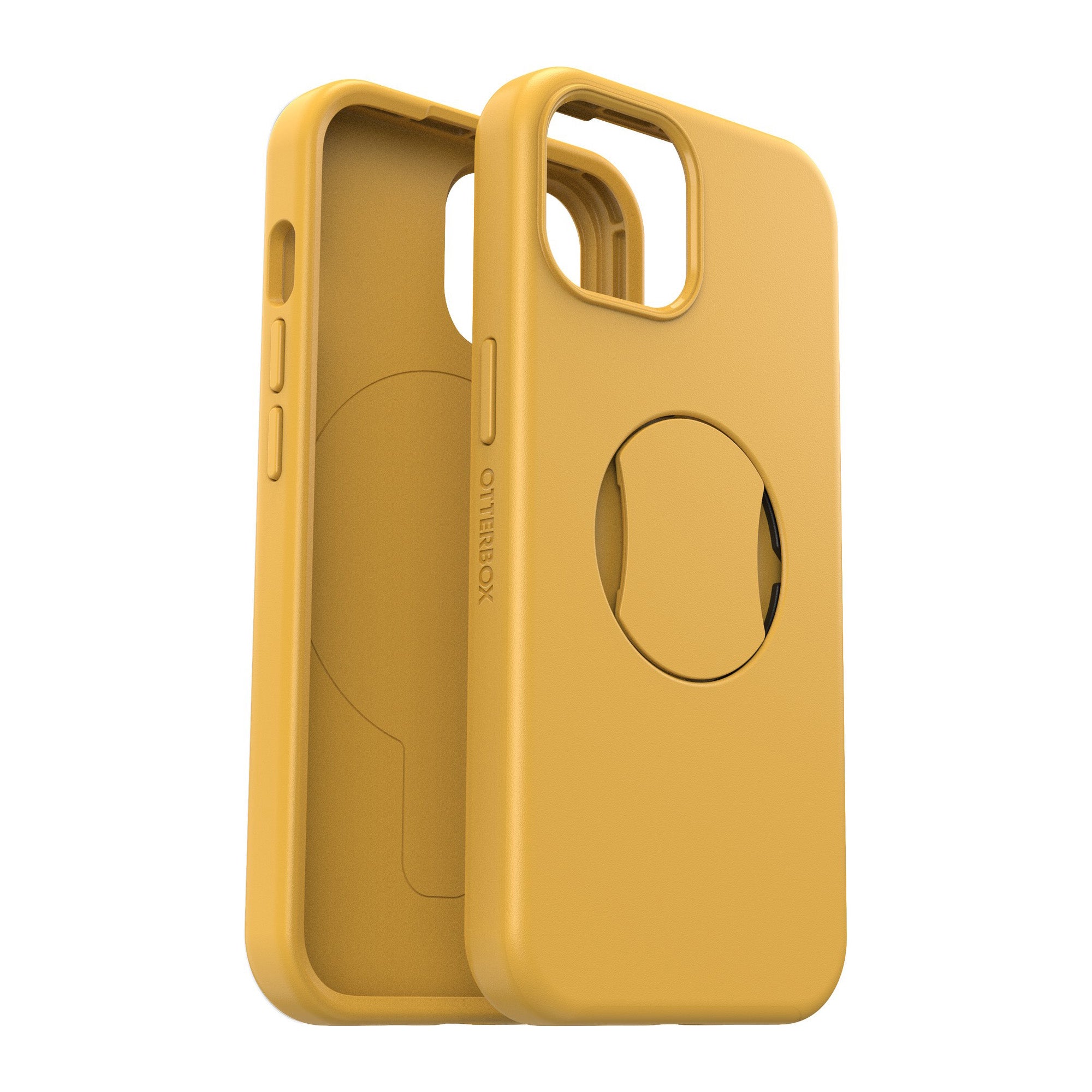 iPhone 15/14/13 Otterbox OtterGrip Symmetry w/ MagSafe Series Case - Orange (Aspen Gleam) - 15-11404