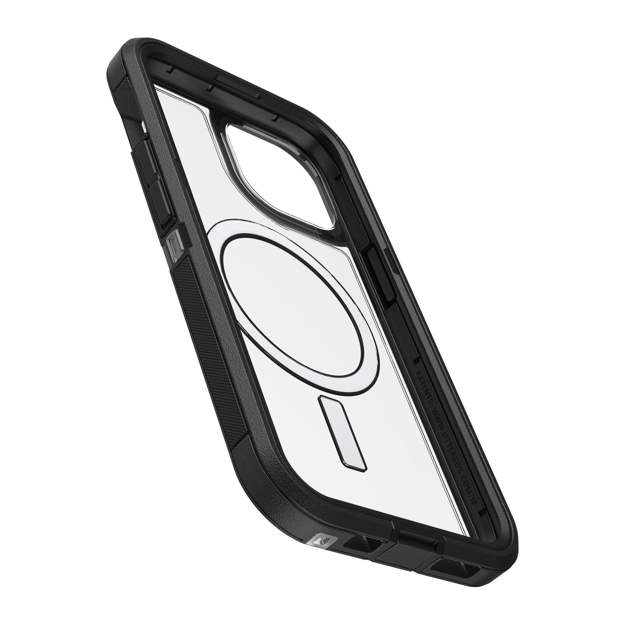 iPhone 15/14/13 Otterbox Defender XT w/ MagSafe Clear Series Case - Clear/Black (Dark Side) - 15-11410