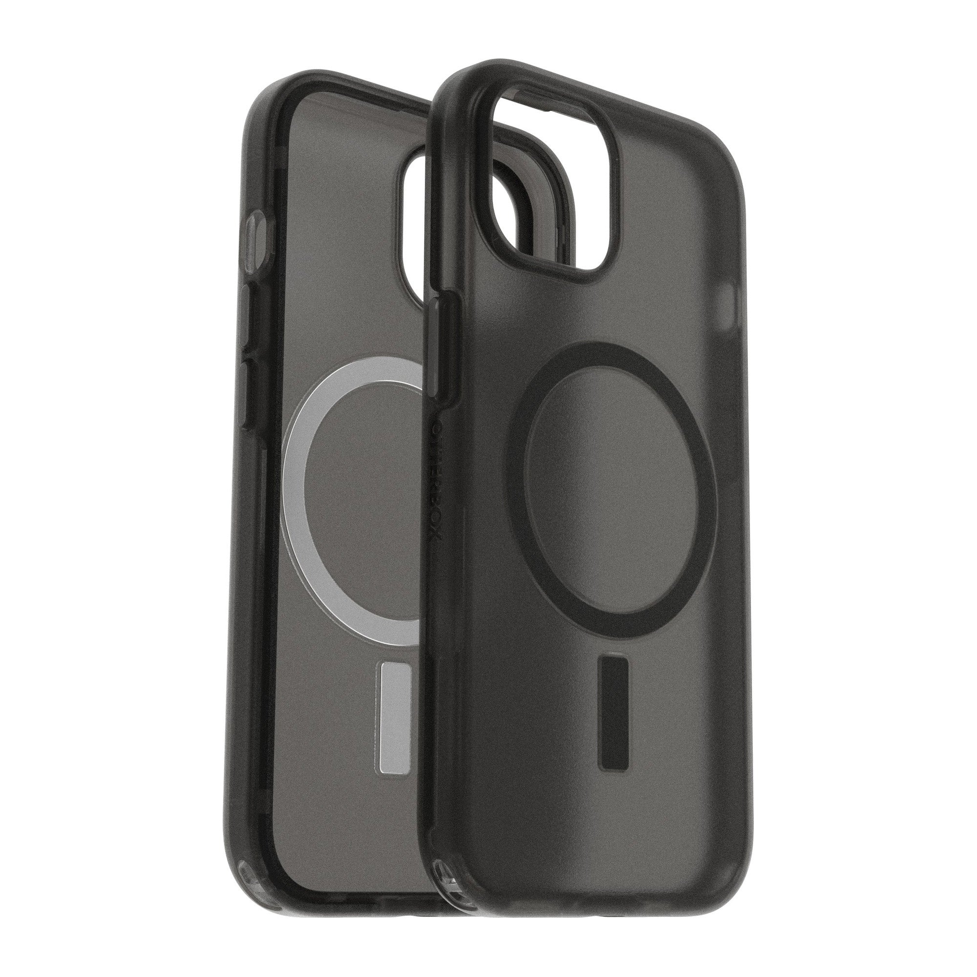 iPhone 15/14/13 Otterbox Symmetry w/ MagSafe Soft Touch Series Case - Black (Dark Echo) - 15-11415