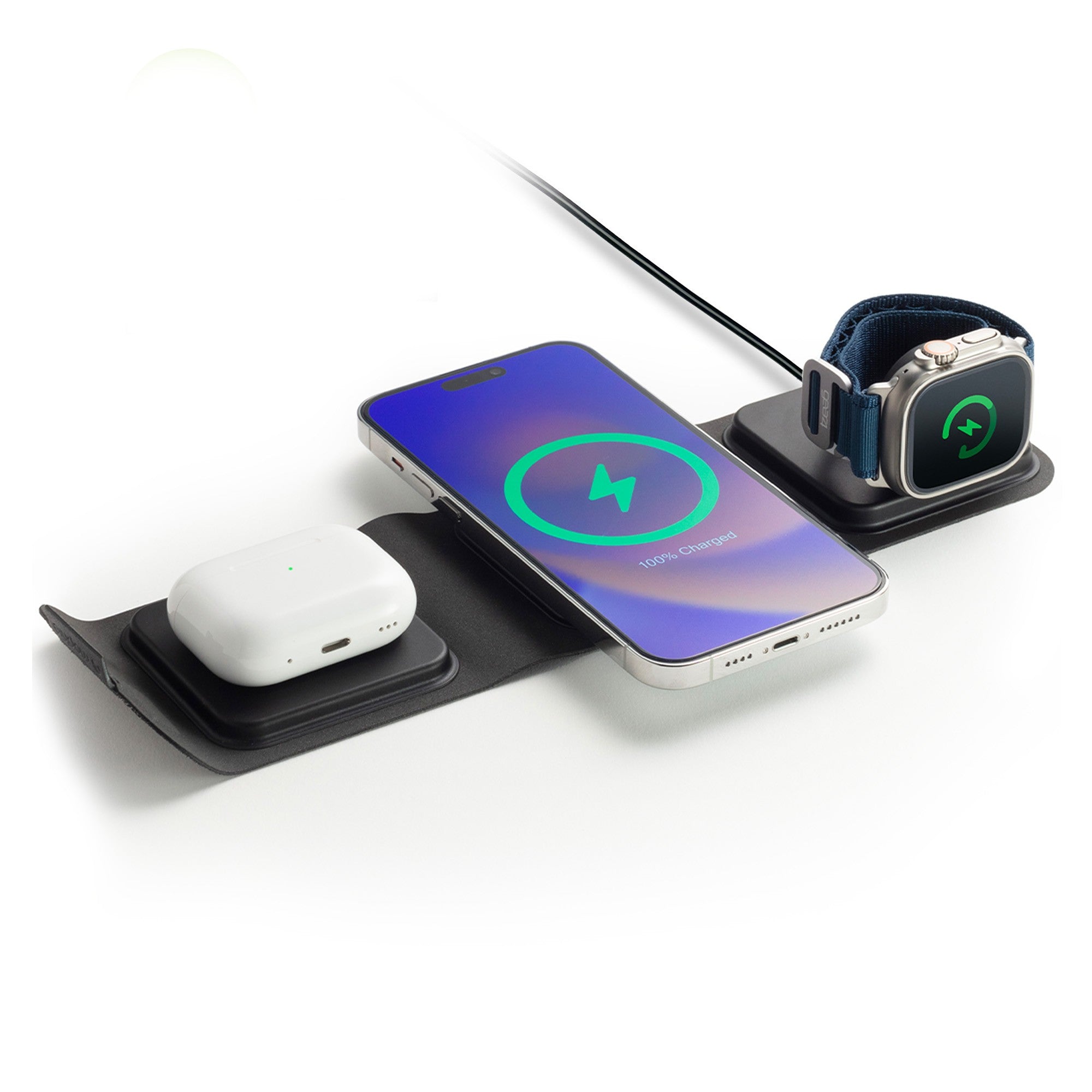 Mophie MagSafe 3in1 Travel Charger - Black - 15-11430