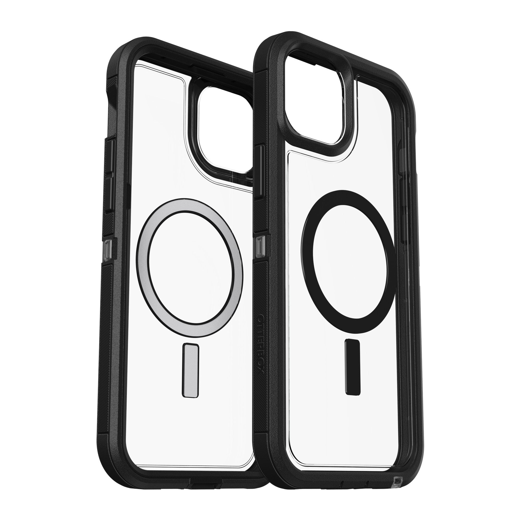 iPhone 15 Plus/14 Plus Otterbox Defender XT w/ MagSafe Clear Series Case - Clear/Black (Dark Side) - 15-11452