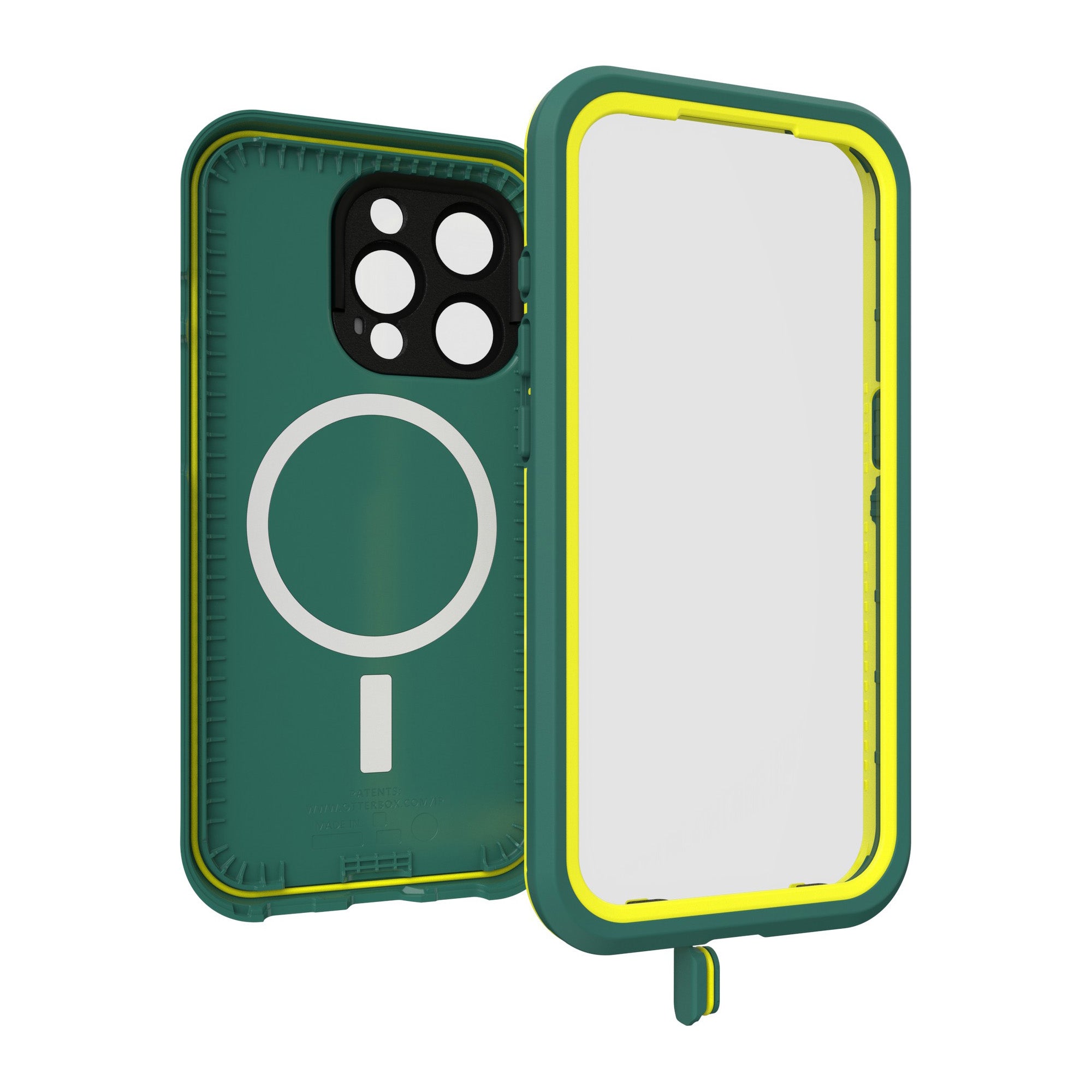 iPhone 15 Pro Otterbox Fre MagSafe Case - Green (Pine) - 15-11549