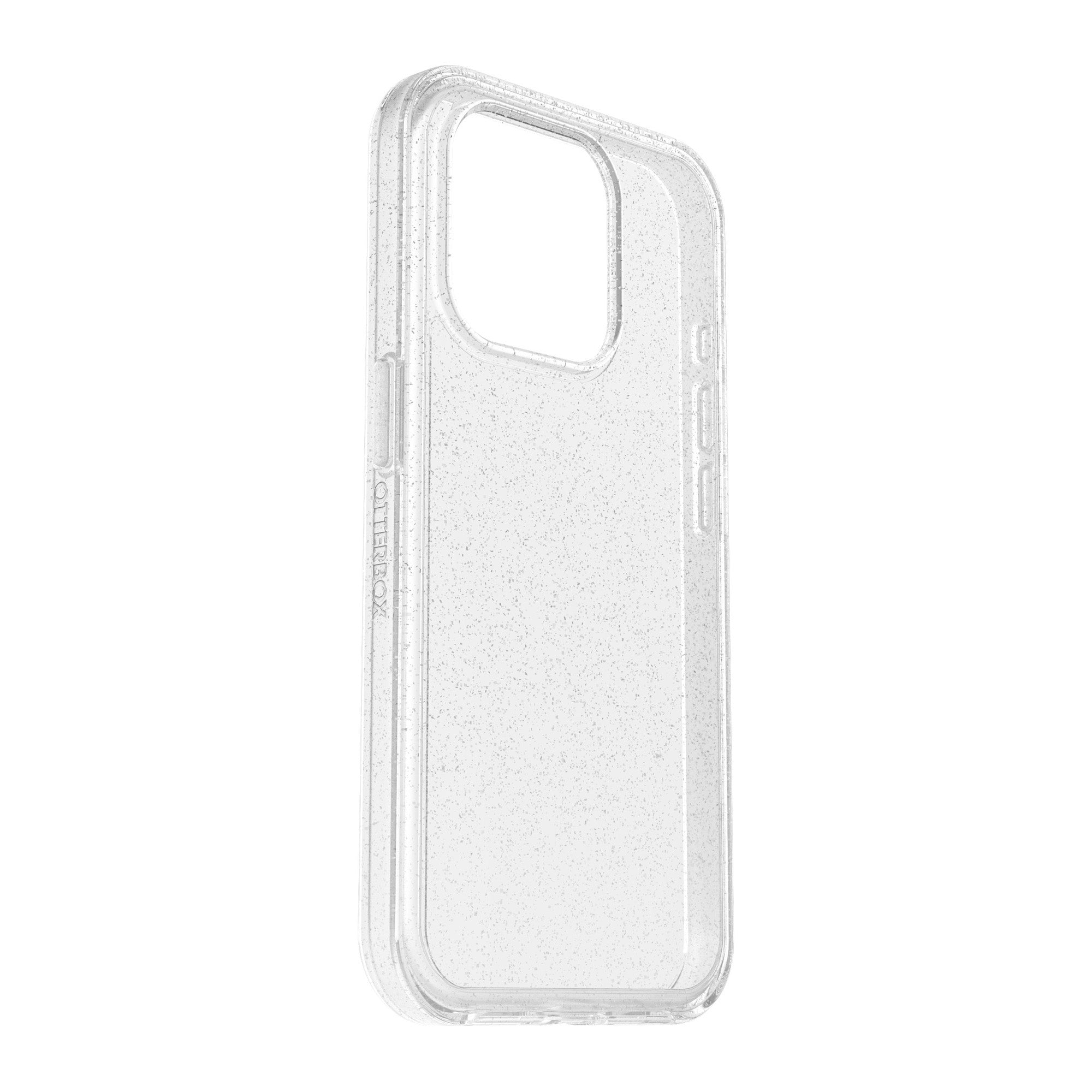 iPhone 15 Pro Otterbox Symmetry Series Case - Clear/Silver Flake (Stardust) - 15-11563