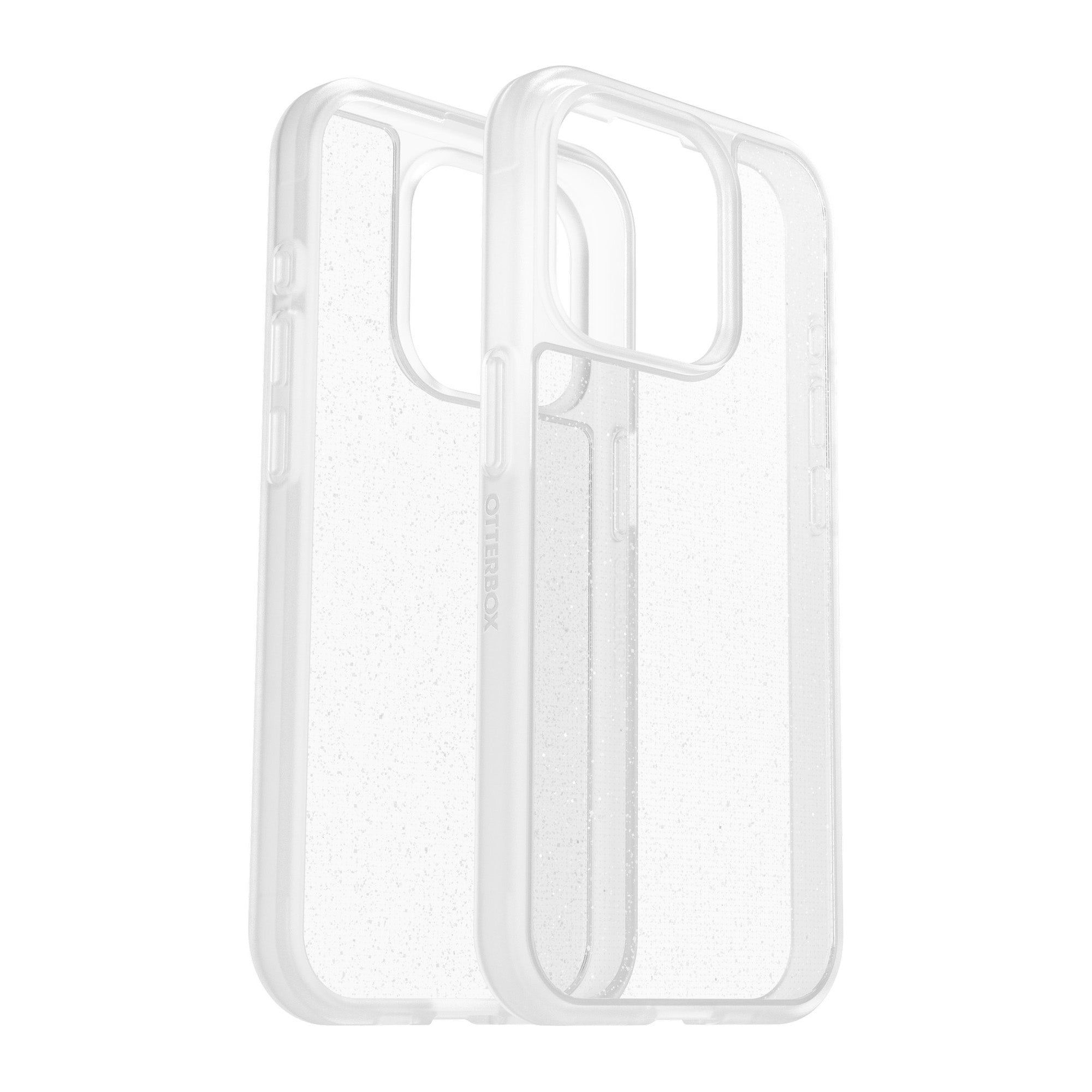 iPhone 15 Pro Otterbox React Series Case - Clear/Silver (Stardust) - 15-11564