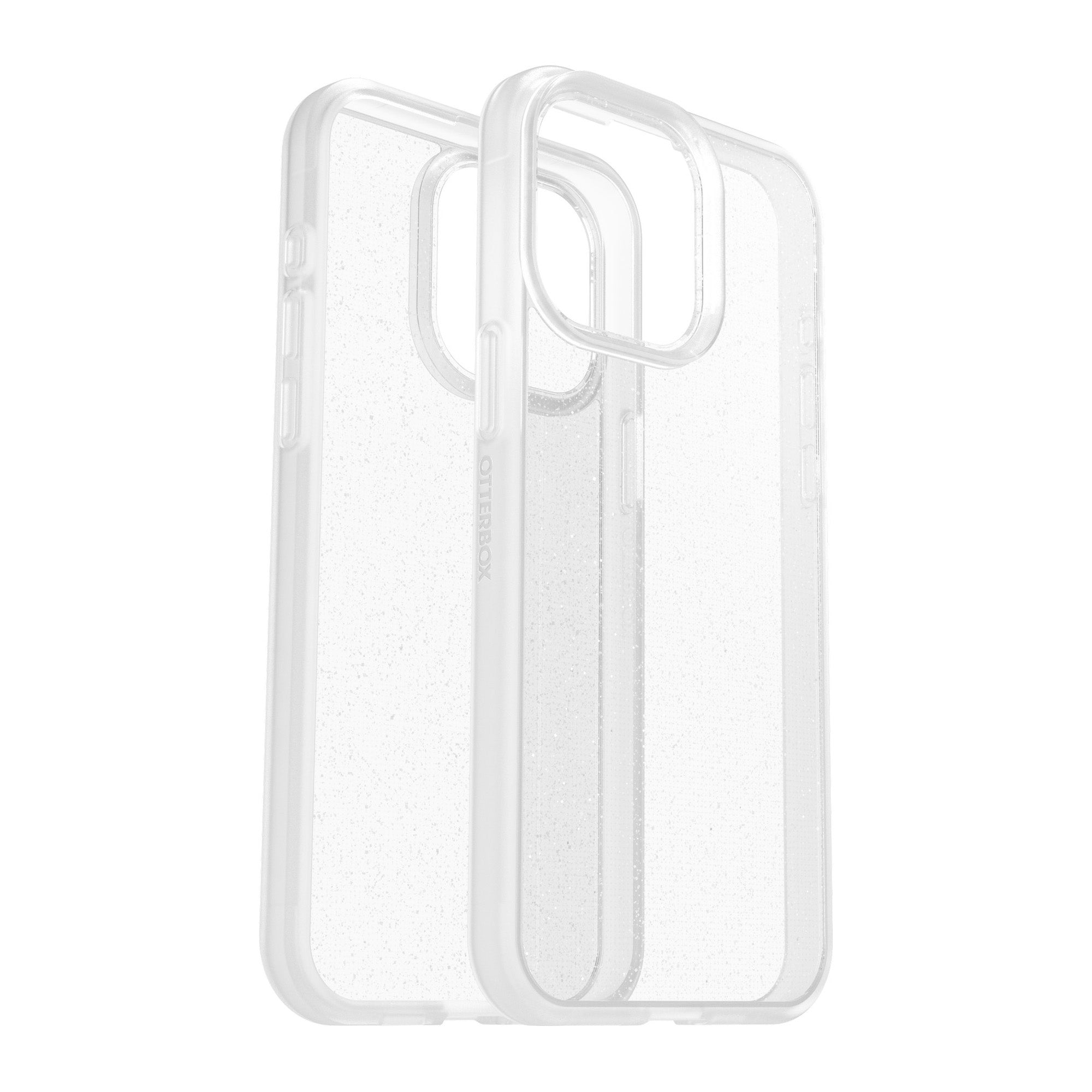 iPhone 15 Pro Max Otterbox React Series Case - Clear/Silver (Stardust) - 15-11608