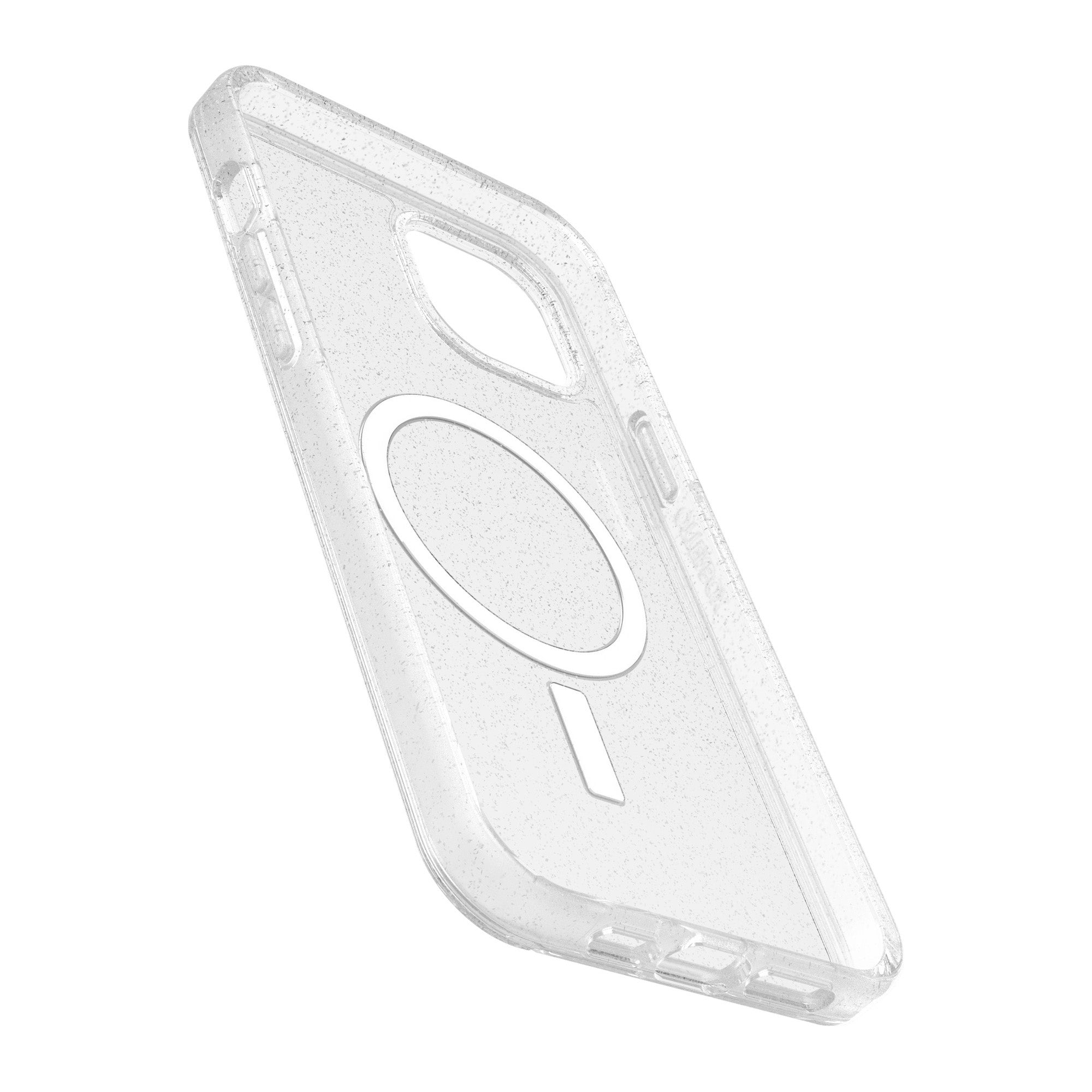 iPhone 15 Plus/14 Plus Otterbox Symmetry w/ MagSafe Clear Series Case - Silver (Stardust) - 15-11611