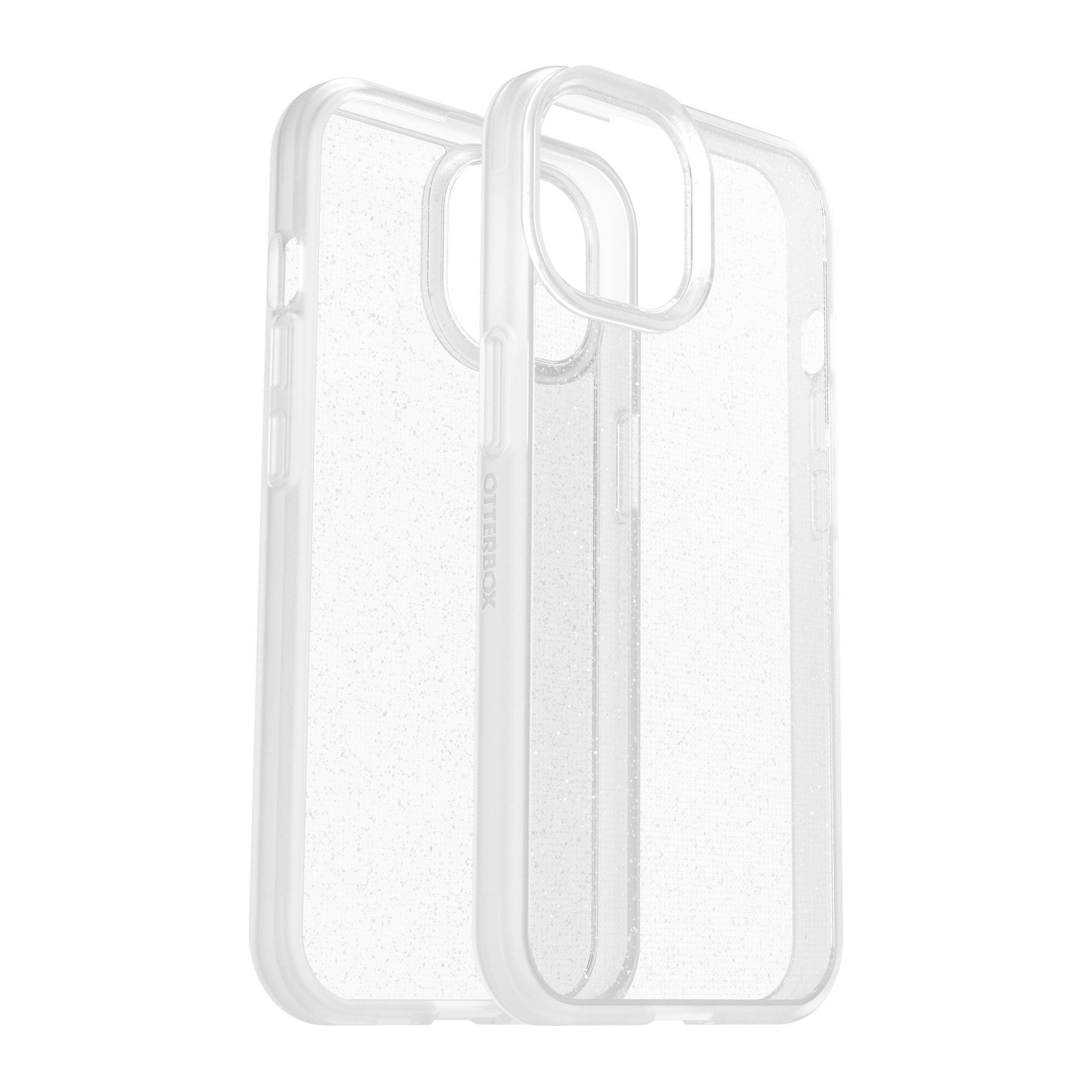 iPhone 15 Otterbox React Series Case - Clear/Silver (Stardust) - 15-11613