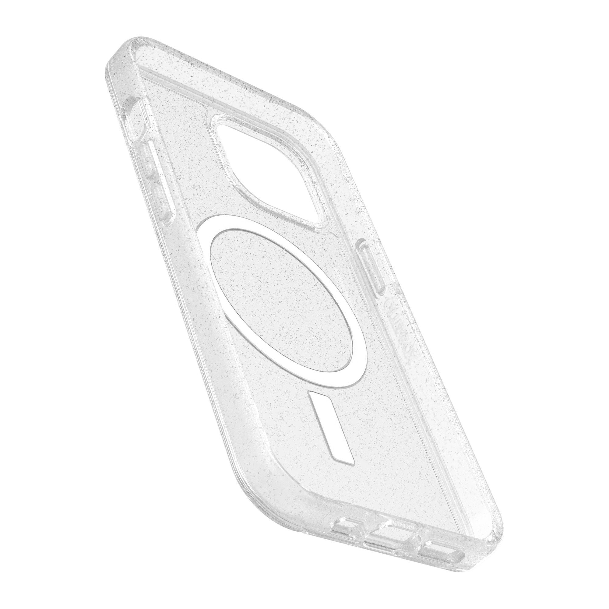 iPhone 15/14/13 Otterbox Symmetry w/ MagSafe Clear Series Case - Silver (Stardust) - 15-11614