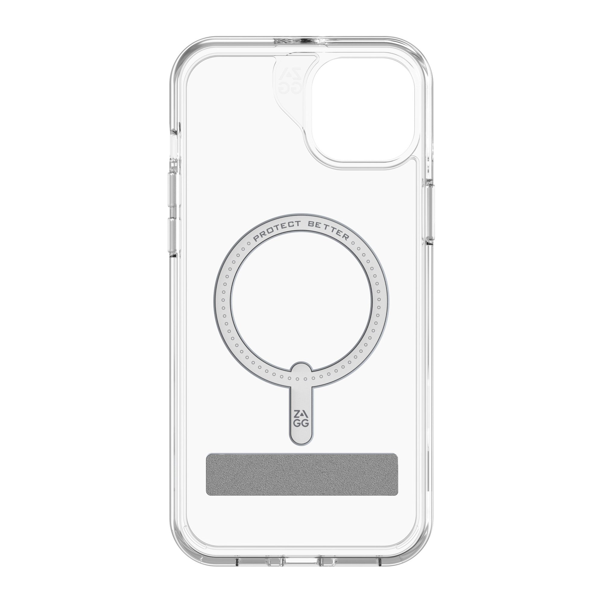 iPhone 15 Plus/14 Plus ZAGG (GEAR4) Crystal Palace Snap Kickstand Case - Clear - 15-11779