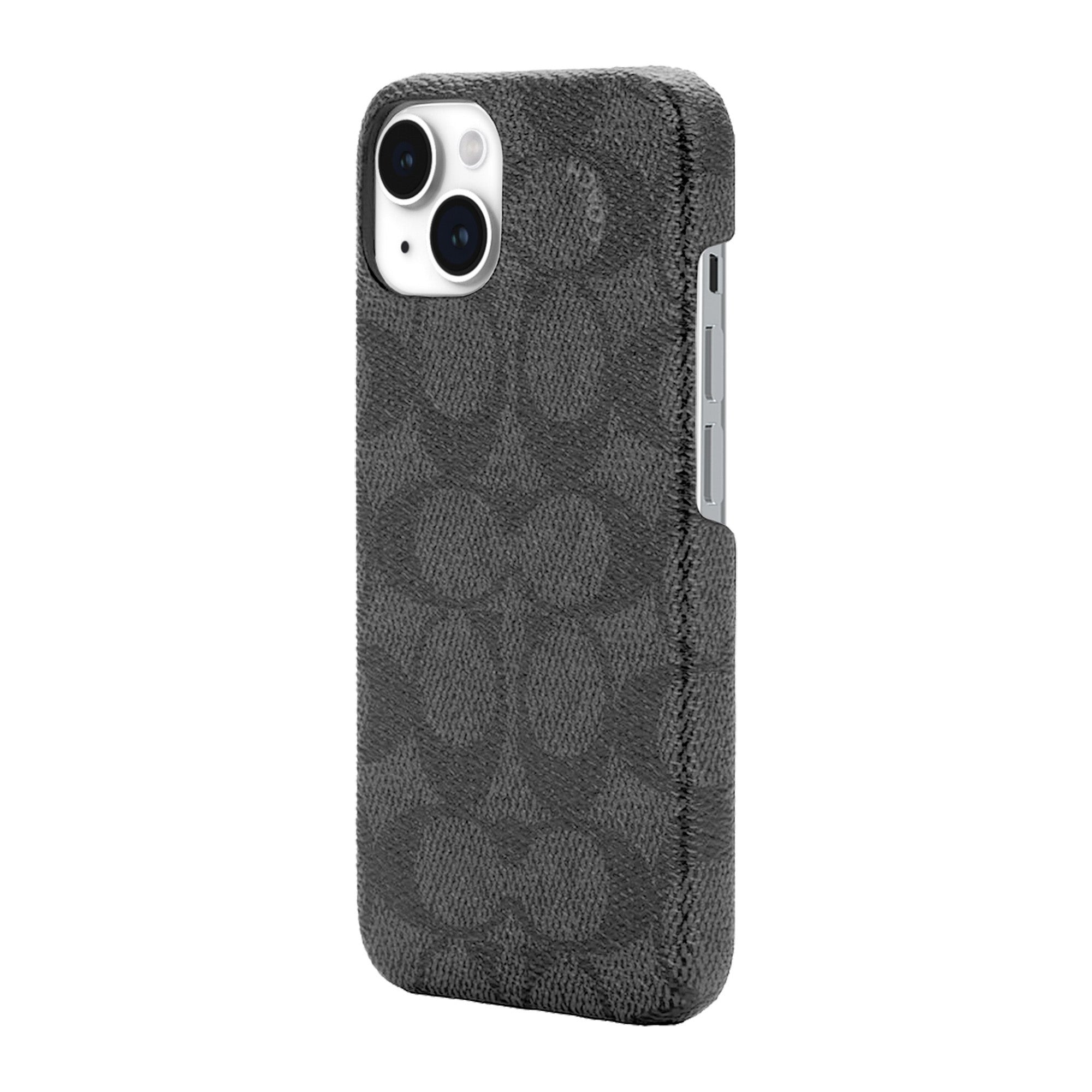 iPhone 15/14/13 Coach Slim Wrap Signature C Case - Charcoal - 15-12444
