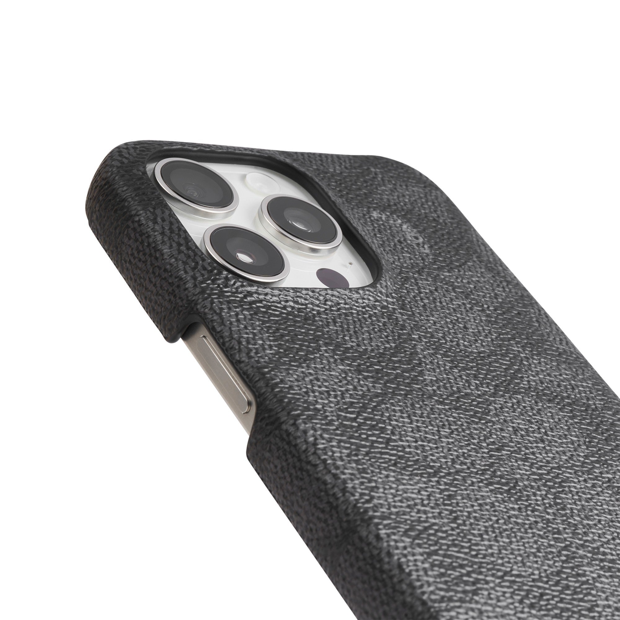 iPhone 15 Pro Coach Slim Wrap Signature C Case - Charcoal - 15-12453
