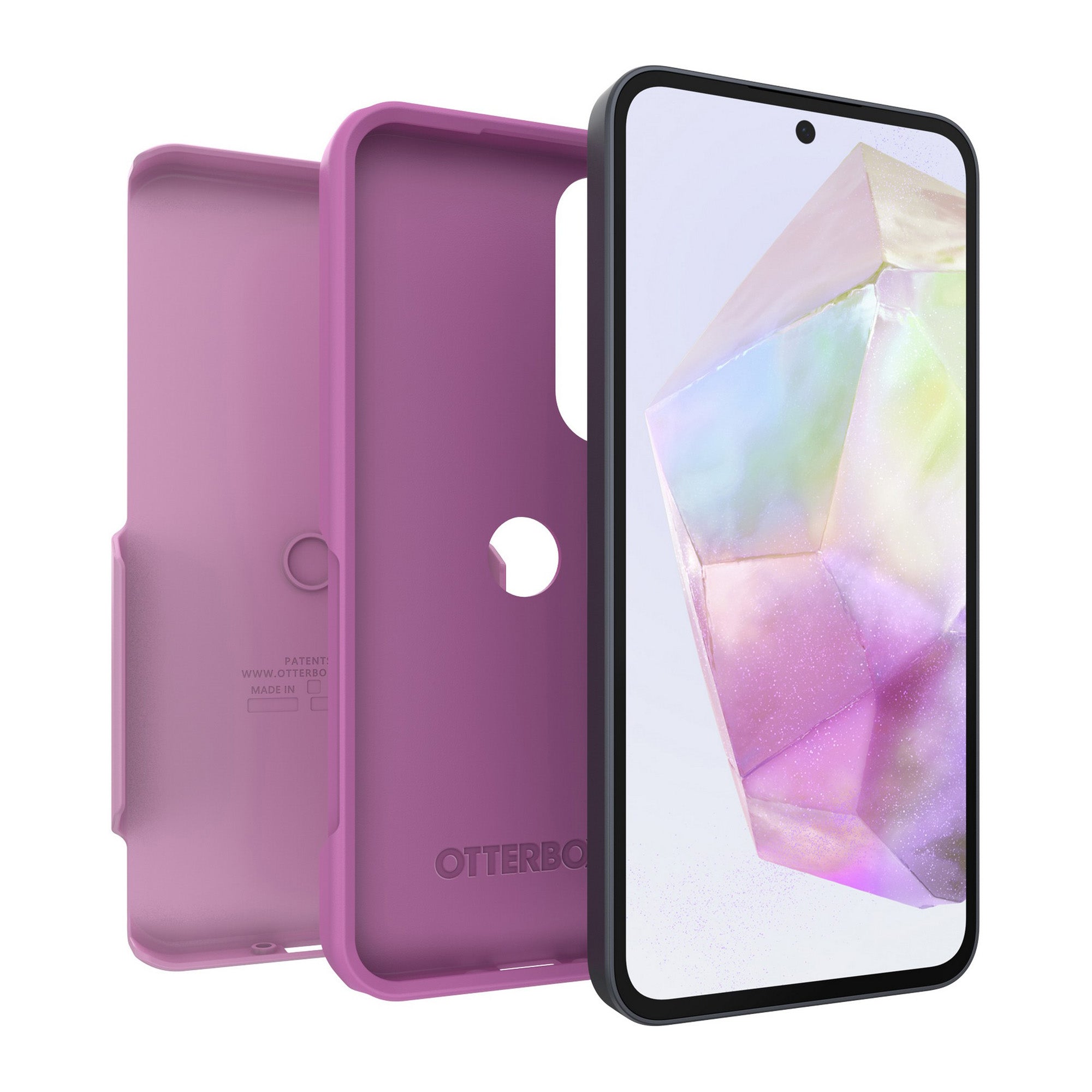 Samsung Galaxy A35 5G Otterbox Commuter Lite Series Case - Pink (Run Wildflower) - 15-12572