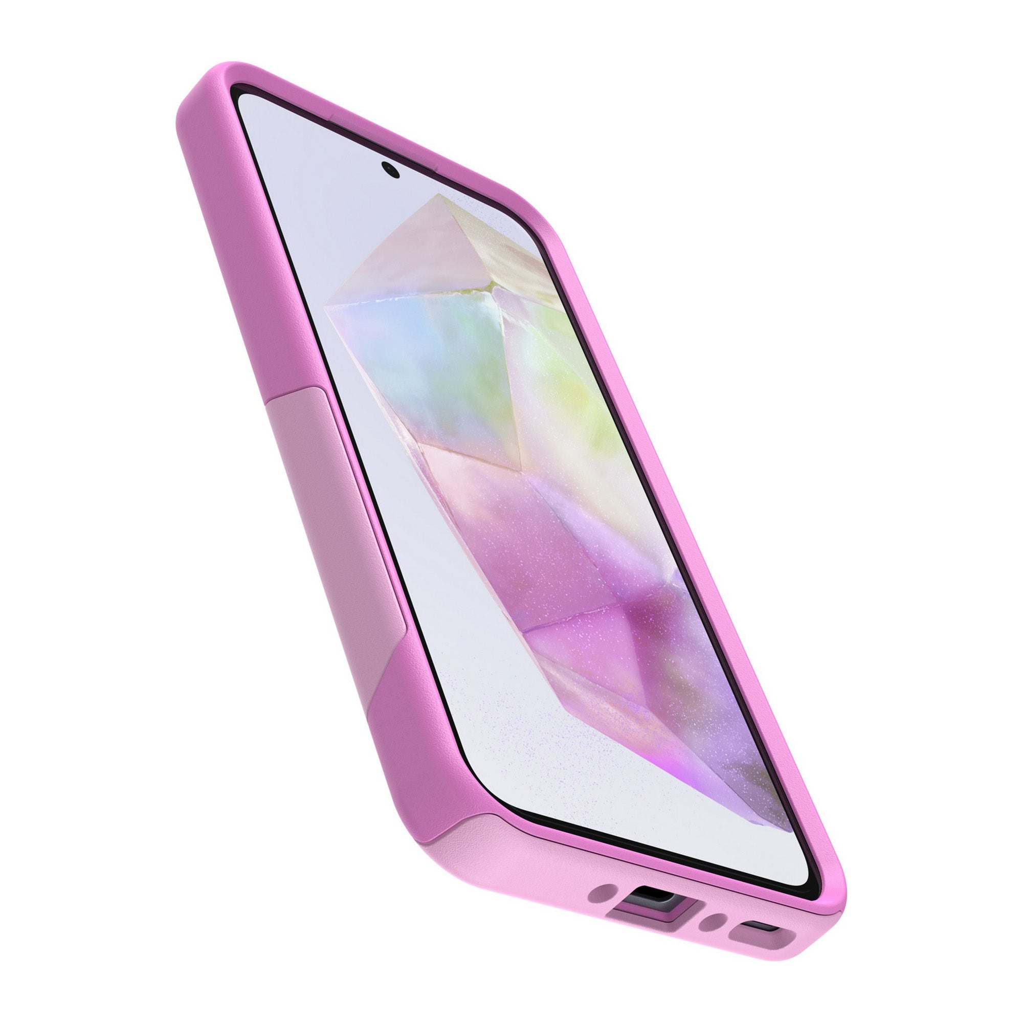 Samsung Galaxy A35 5G Otterbox Commuter Lite Series Case - Pink (Run Wildflower) - 15-12572