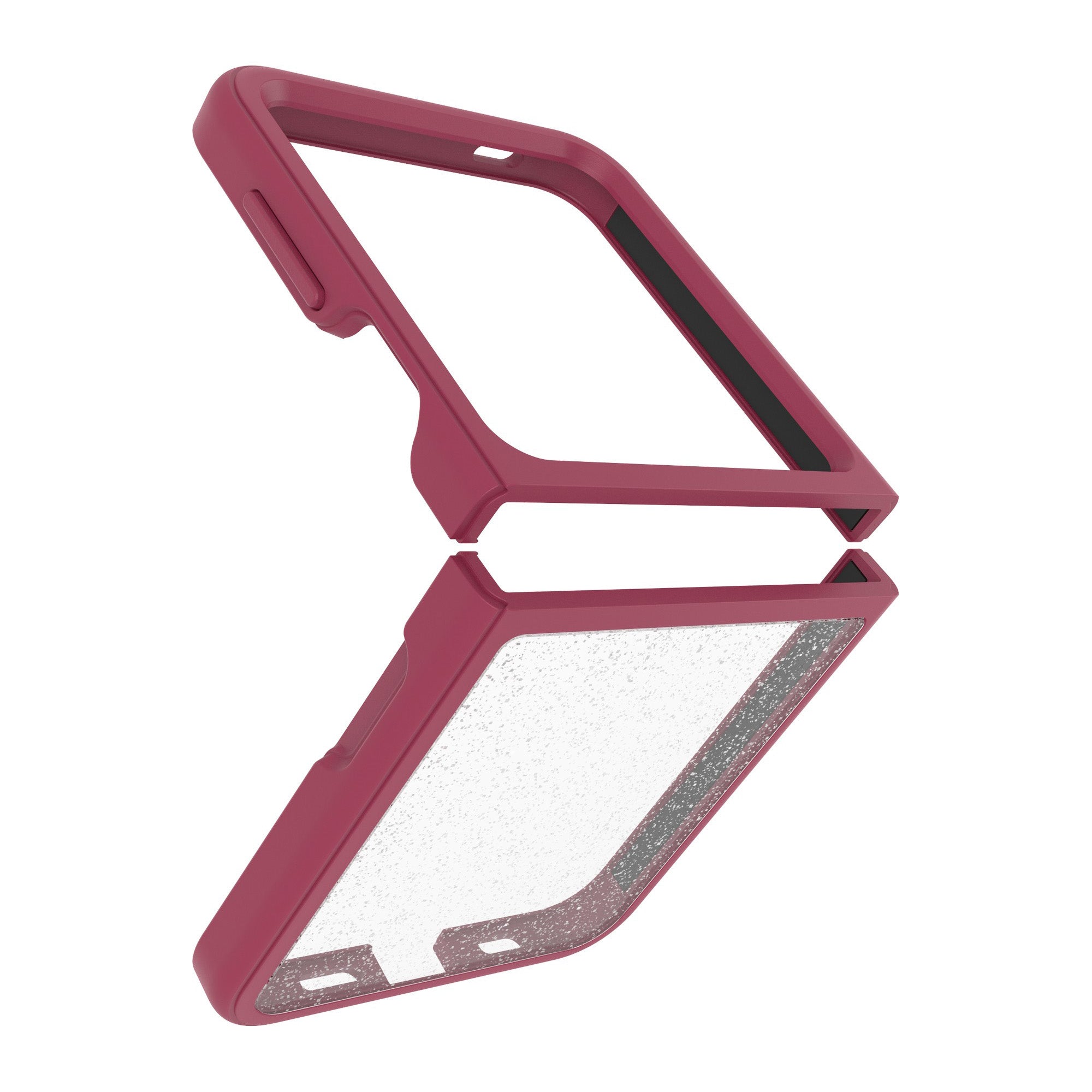 Samsung Galaxy Z Flip6 Otterbox Thin Flex Series Case - Red - Berry Bliss - 15-12639