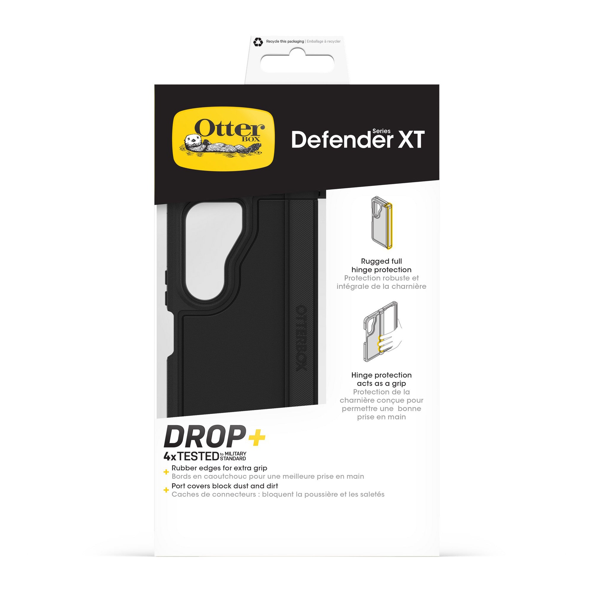 Samsung Galaxy Z Fold6 Otterbox Defender XT Series Case - Black - 15-12644