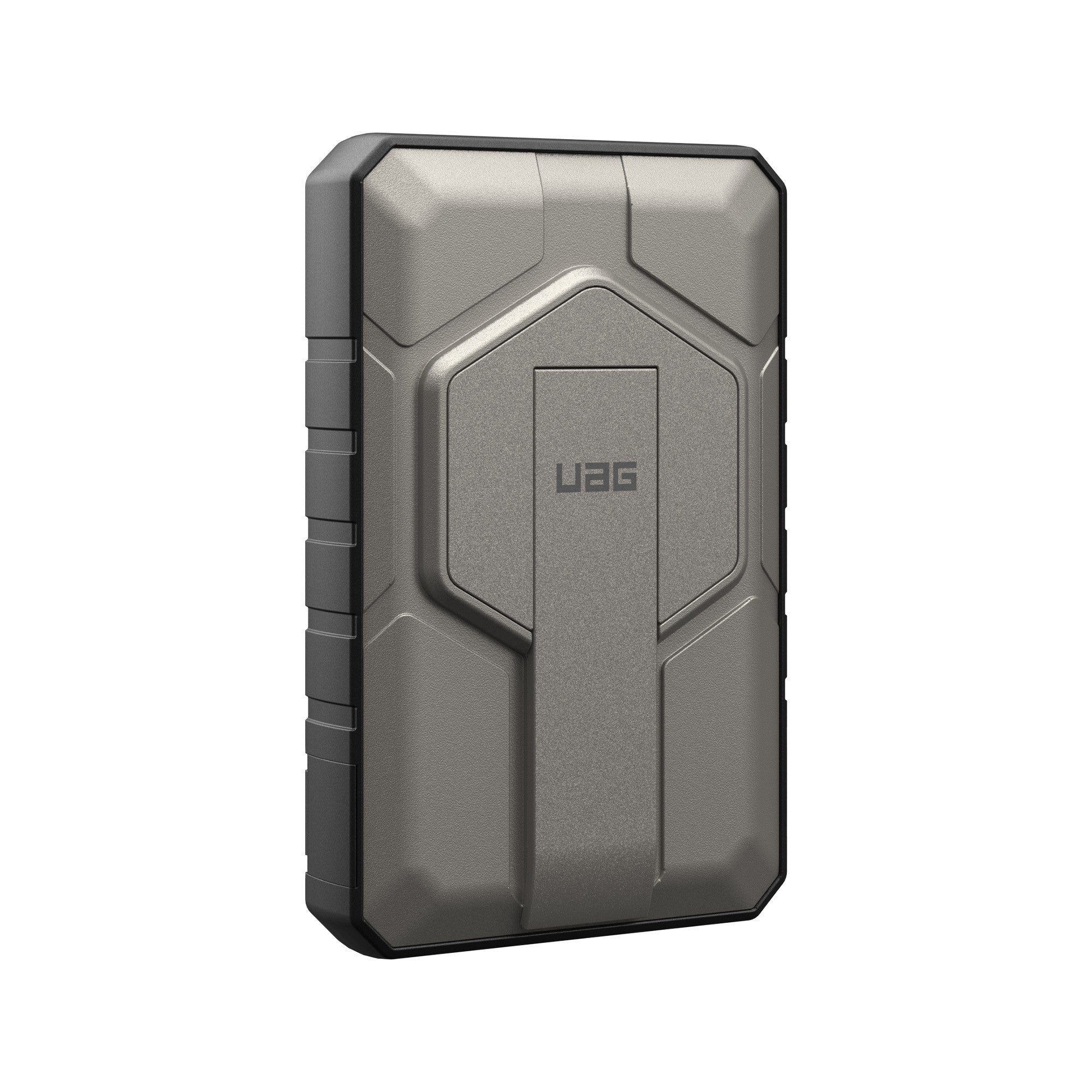 UAG 10,000 mAh Rugged Wireless Power Bank + Stand - Black - 15-12681