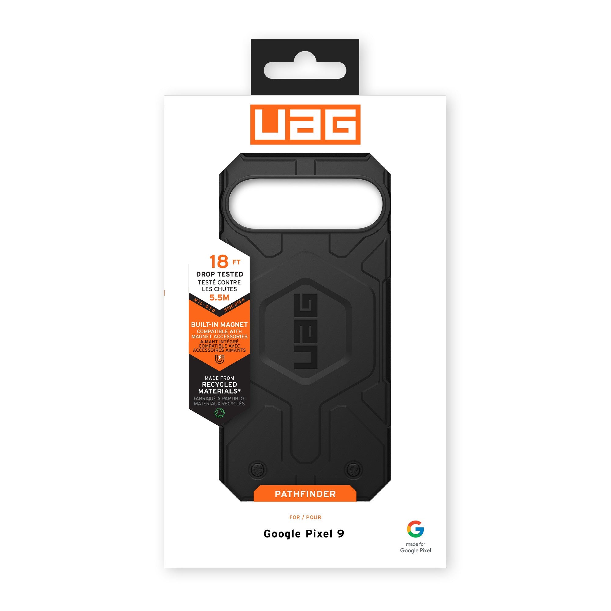 Google Pixel 9 UAG Pathfinder Pro MagSafe Case - Black - 15-12696