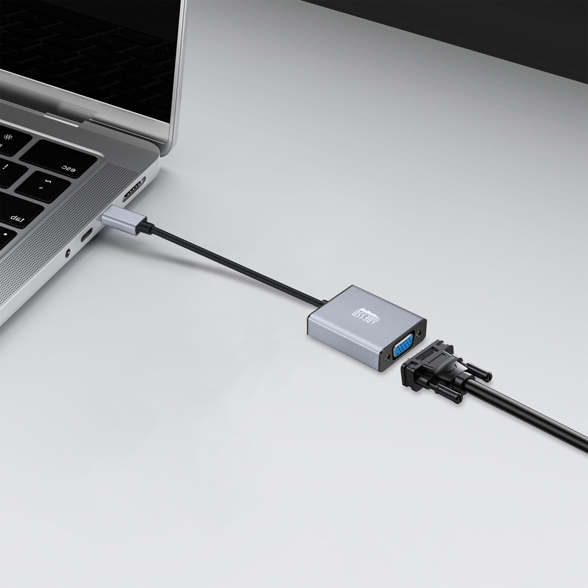 Adesso USB-C to VGA Adapter 1080P/60Hz - 15-12862