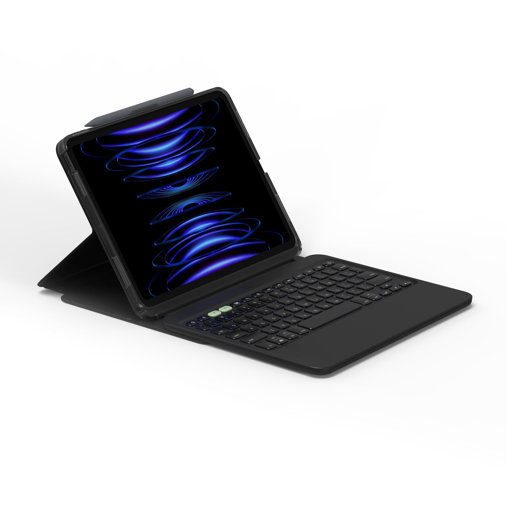 iPad Pro 11-in M4 ZAGG Pro Keys 2 Keyboard - Black - 15-12889