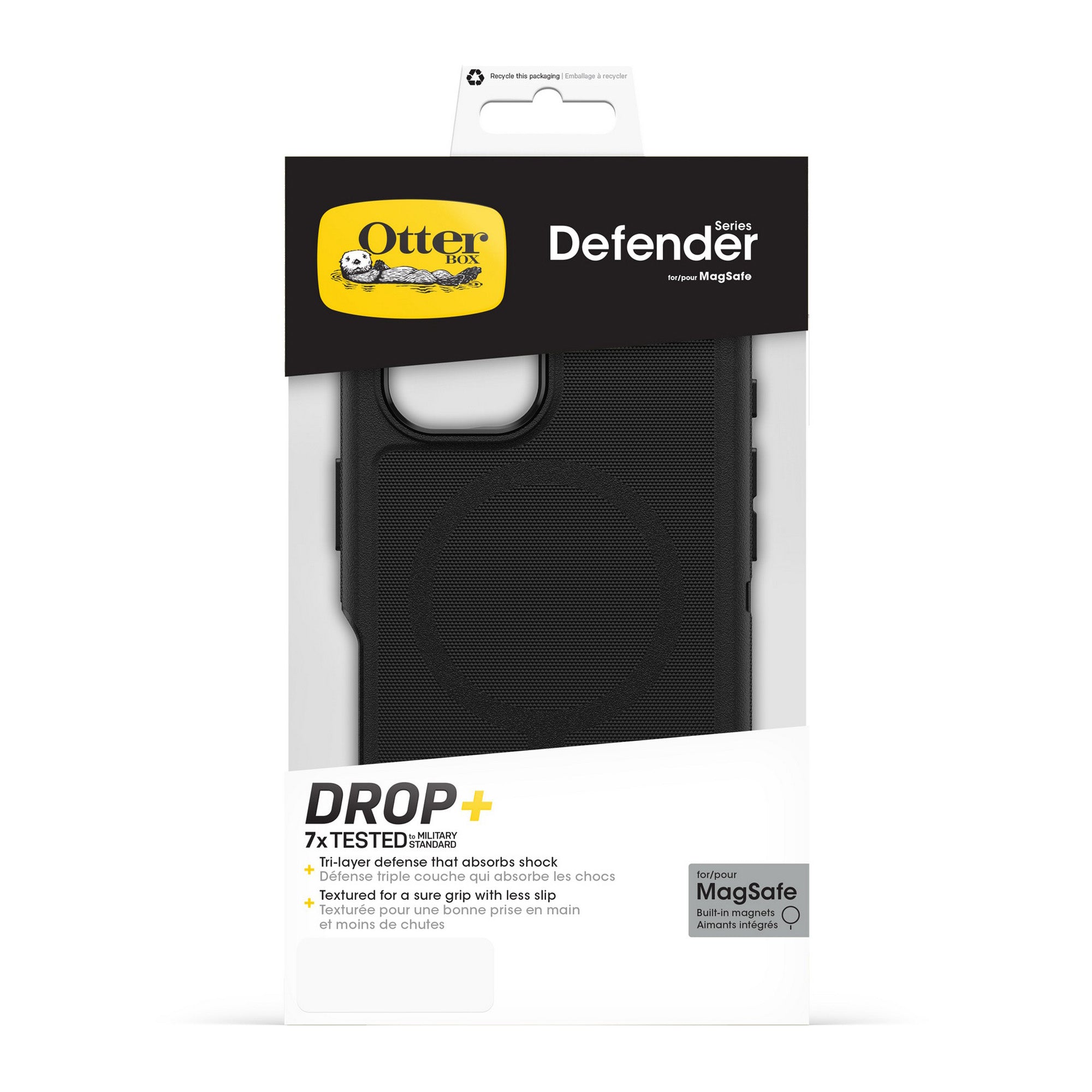 iPhone 16 Otterbox Defender Pro w/ MagSafe Series Case - Black - 15-12944