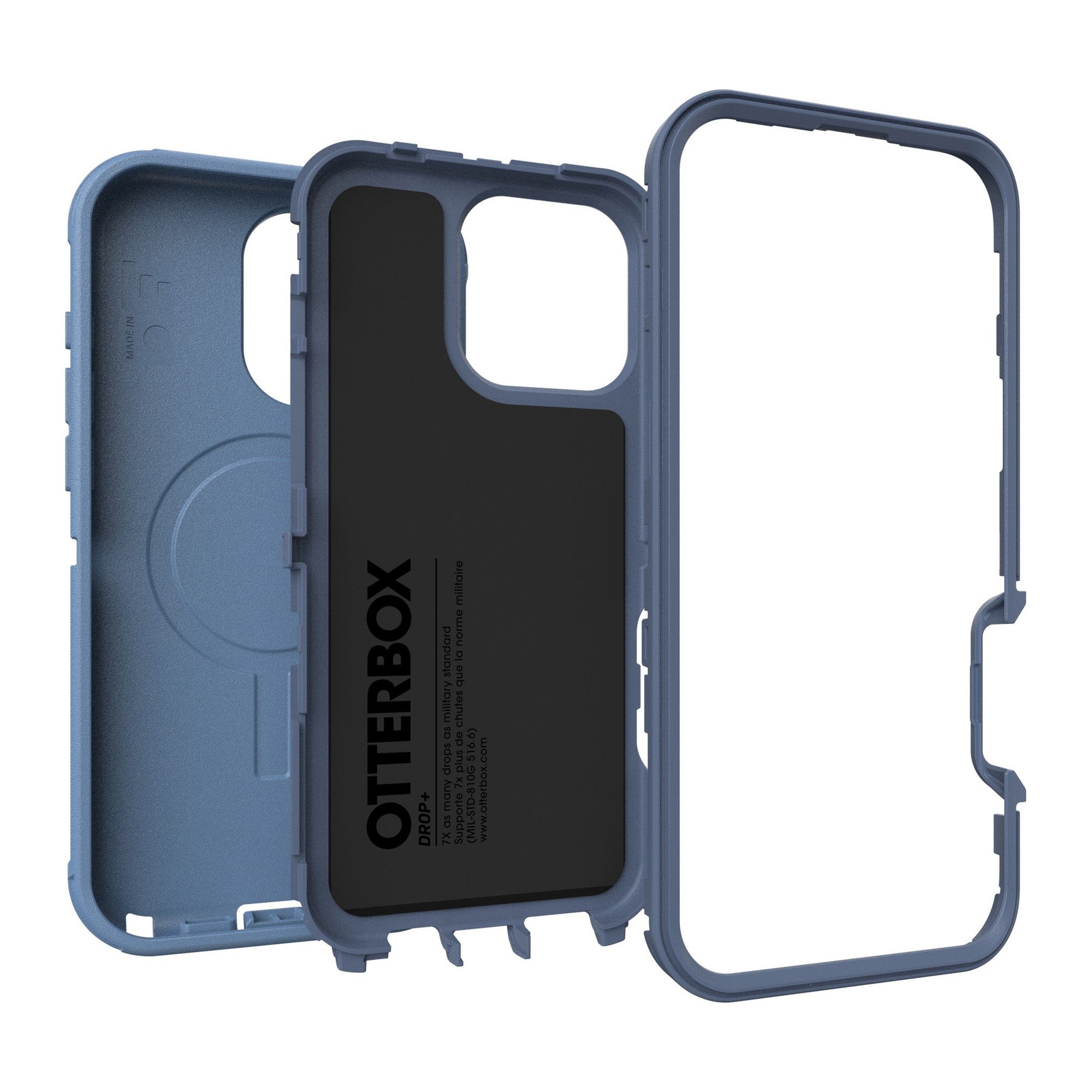 iPhone 16 Pro Max Otterbox Defender Pro w/ MagSafe Series Case - Blue - Baby Blue Jeans - 15-12955