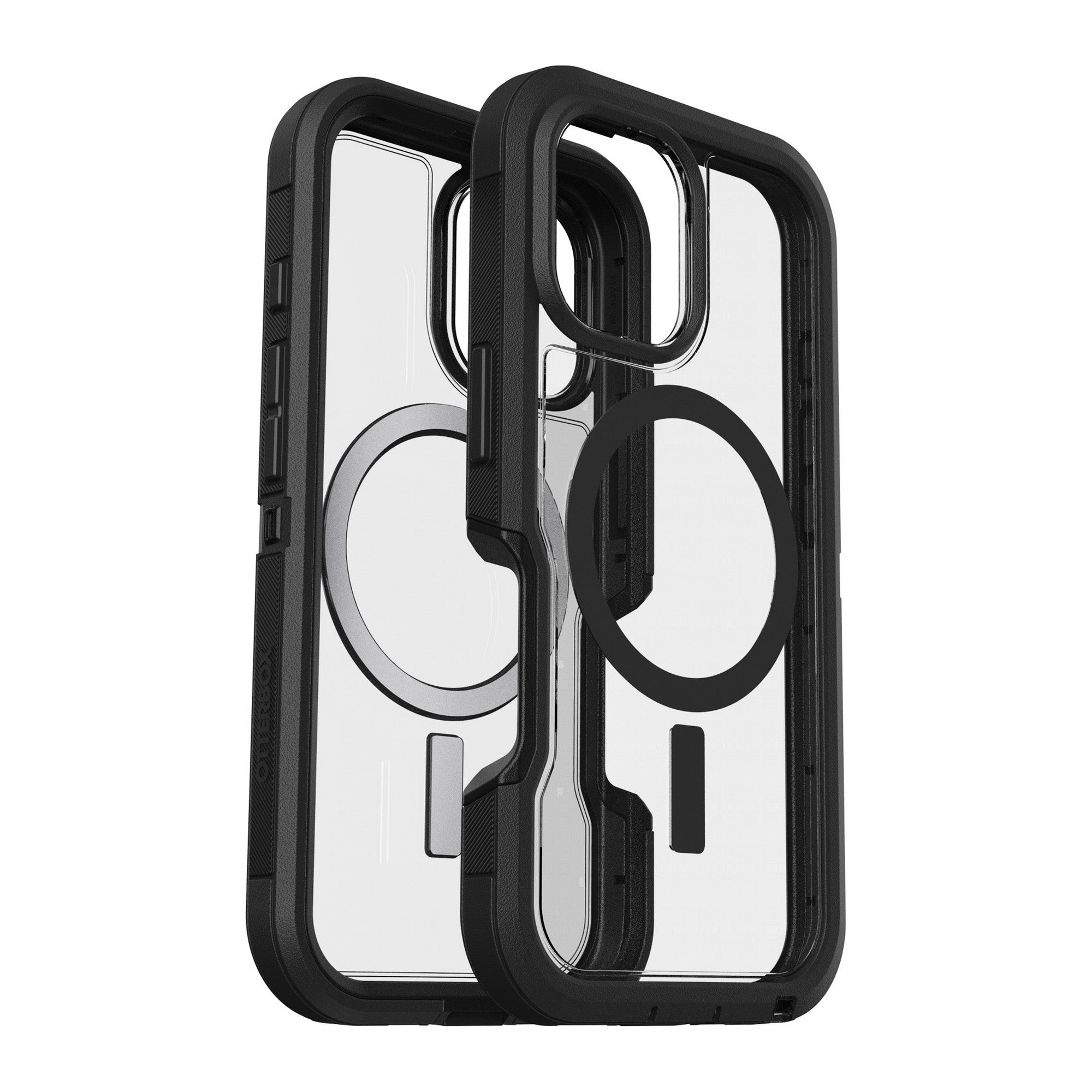 iPhone 16 Otterbox Defender XT Clear Pro w/ MagSafe Series Case - Clear/Black - Dark Side - 15-12970