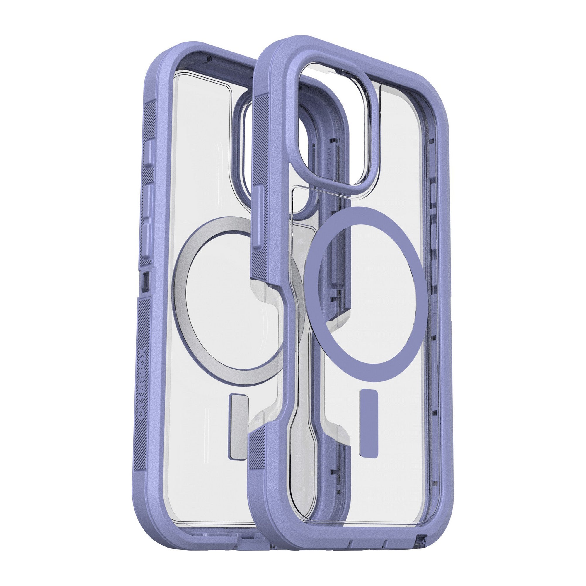 iPhone 16 Otterbox Defender XT Clear Pro w/ MagSafe Series Case - Clear/Purple - Lavendar Haze - 15-12973