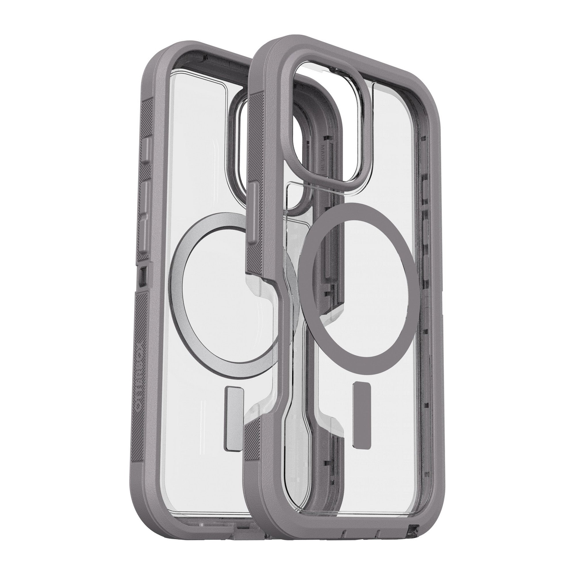 iPhone 16 Otterbox Defender XT Clear Pro w/ MagSafe Series Case - Clear/Grey - Snow Capped - 15-12976