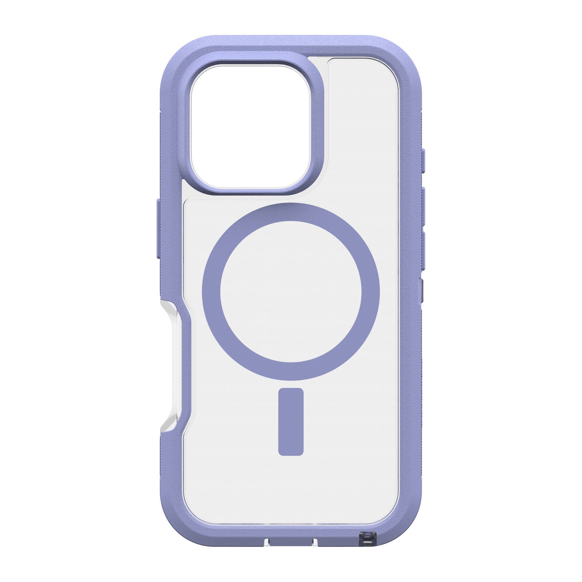 iPhone 16 Pro Otterbox Defender XT Clear Pro w/ MagSafe Series Case - Clear/Purple - Lavendar Haze - 15-12981