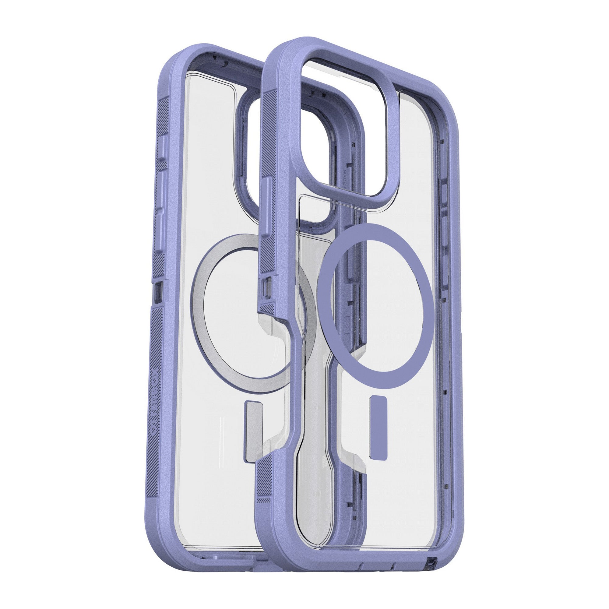 iPhone 16 Pro Max Otterbox Defender XT Clear Pro w/ MagSafe Case - Clear/Purple - Lavendar Haze - 15-12989