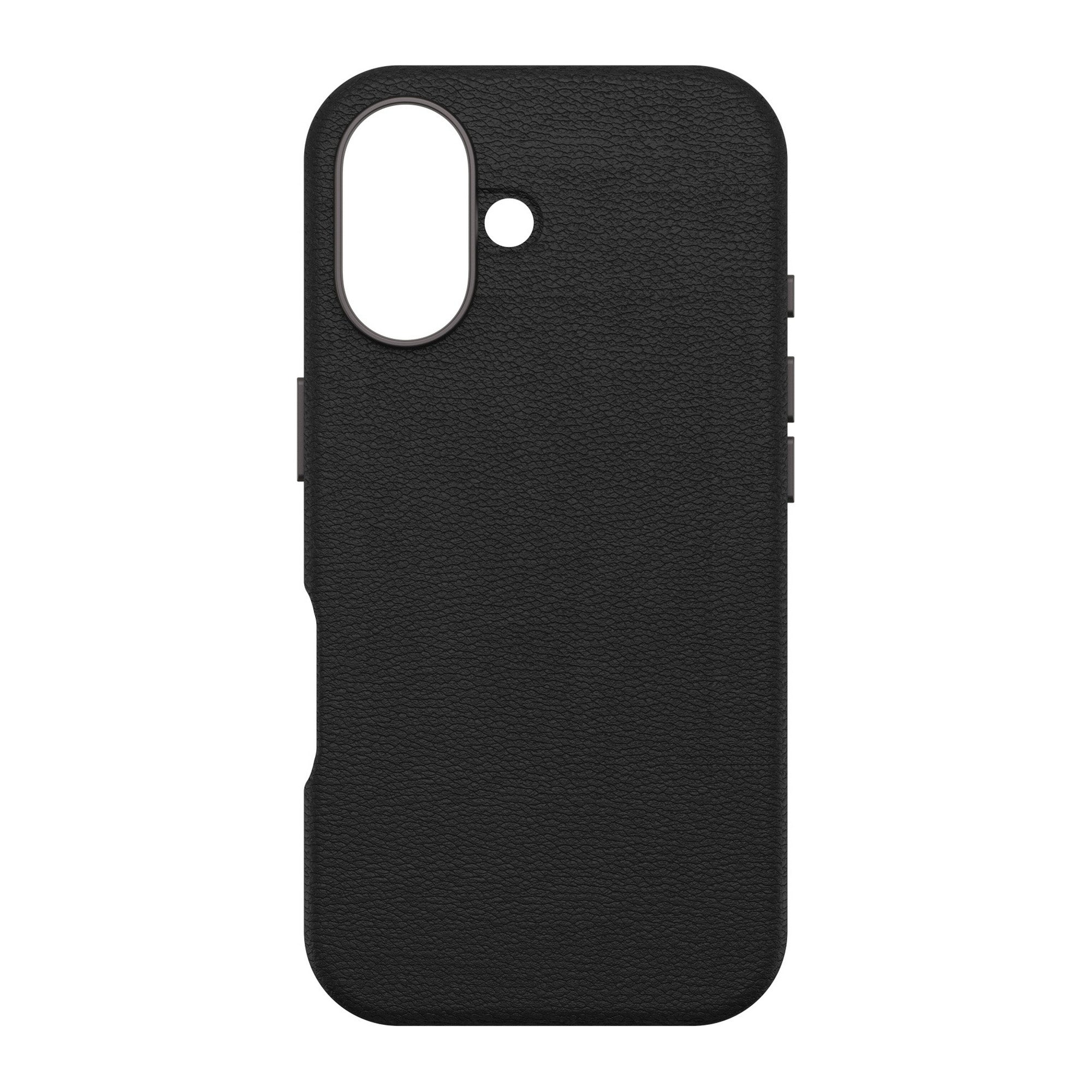 iPhone 16 Otterbox Symmetry Cactus Leather w/MagSafe case - Black - Noir Ash - 15-13043